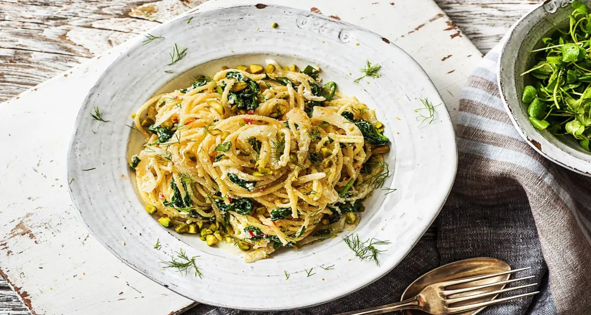 Spicy Spaghetti with Fennel and Herbs Gluten Free