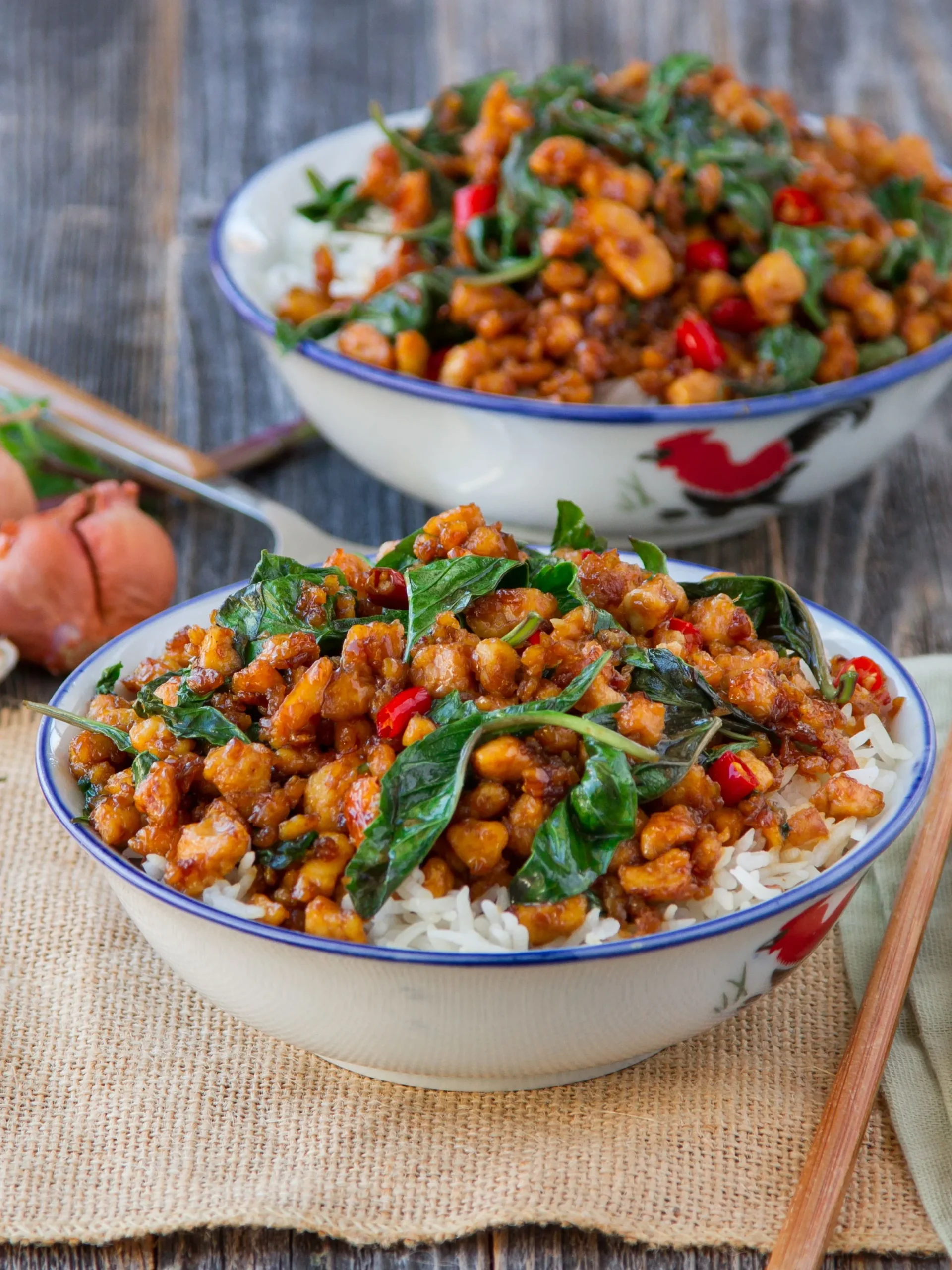 Spicy Thai Basil Tofu