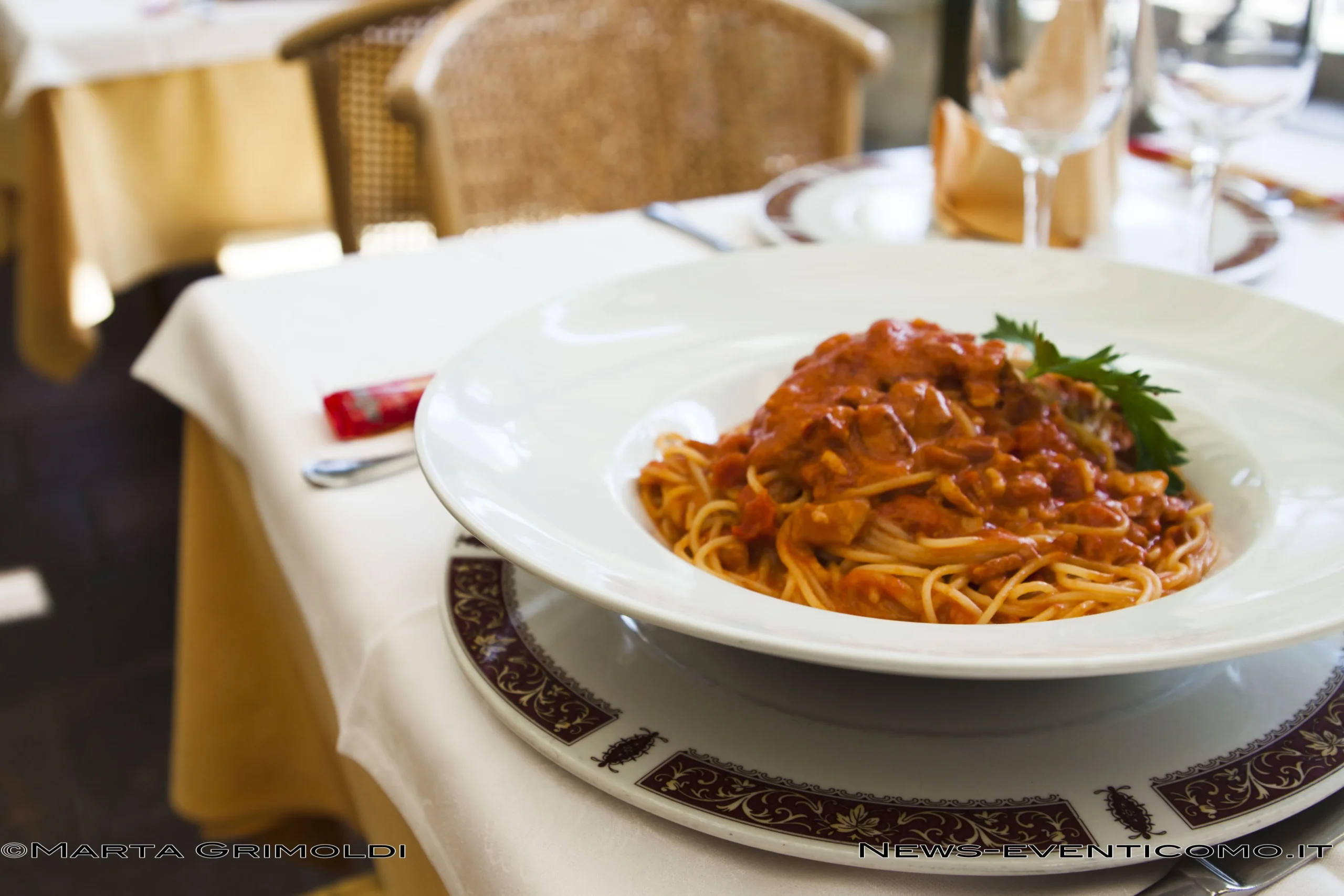 Spicy Tomato Bacon Spaghetti