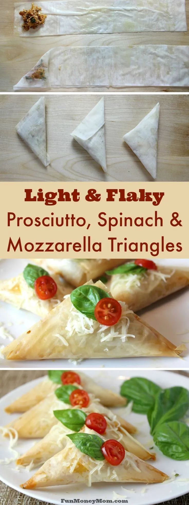 Spinach Prosciutto and Mozzarella