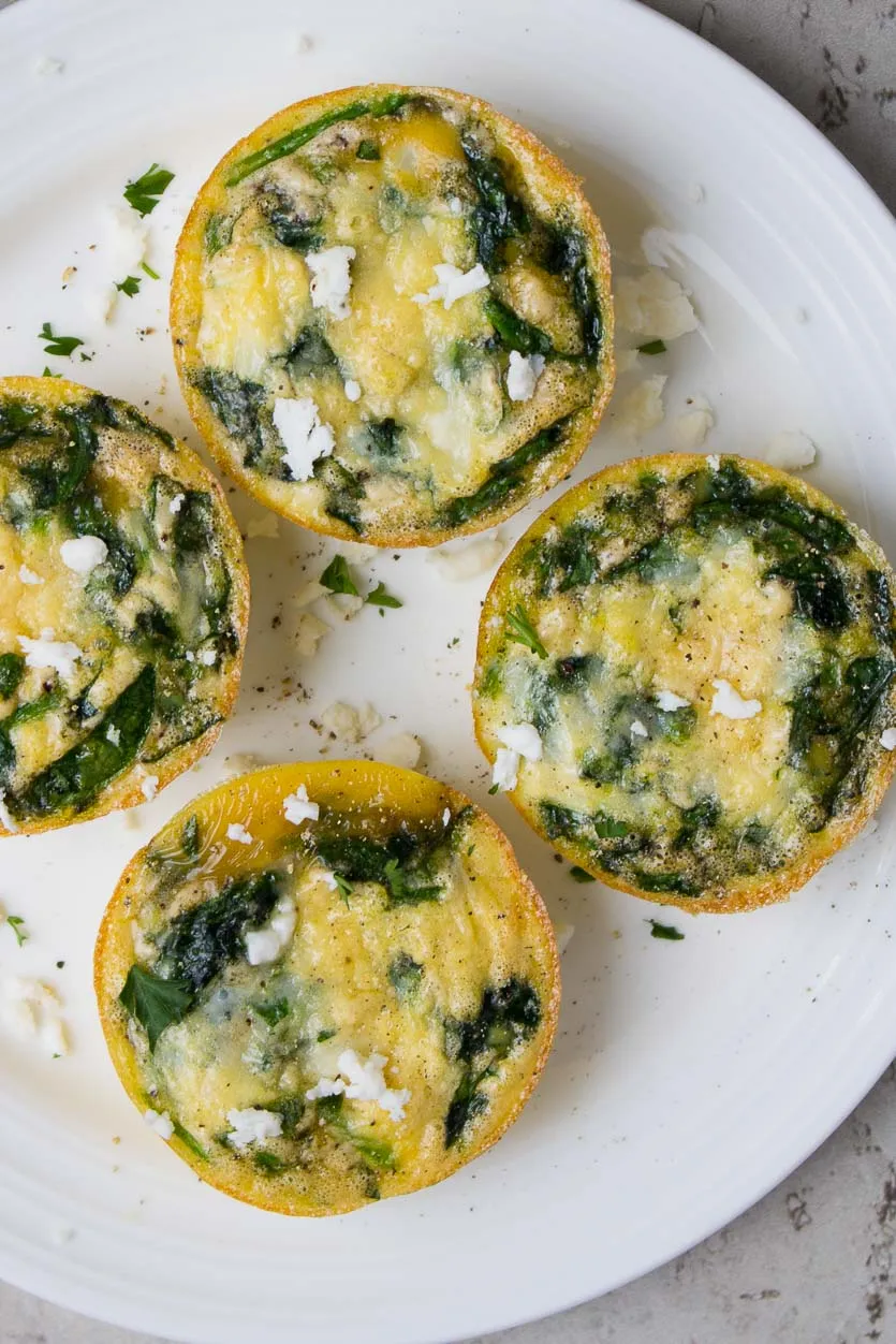 Spinach and Cheese Egg Muffins