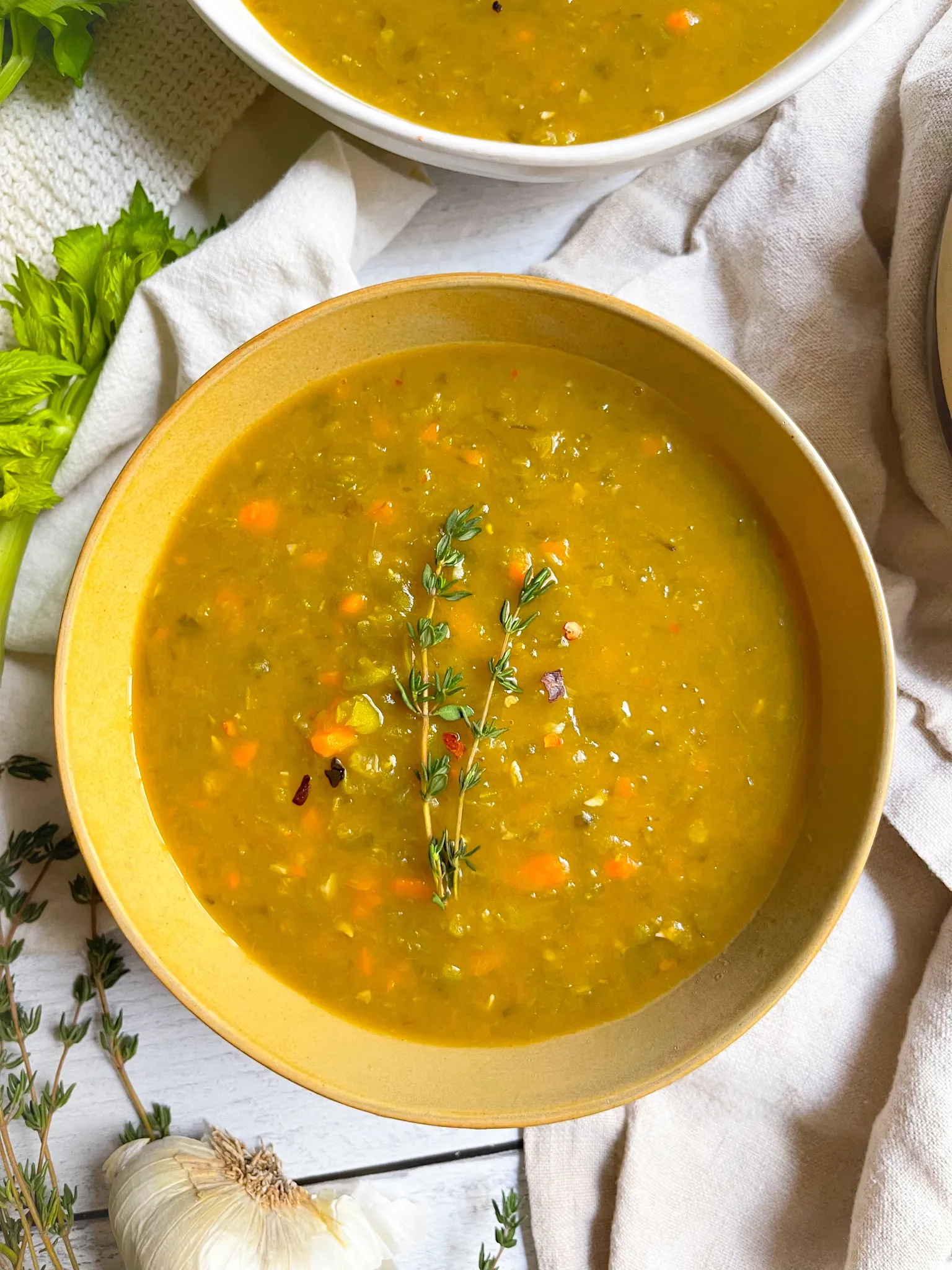 Split Pea Soup Vegan Instant Pot