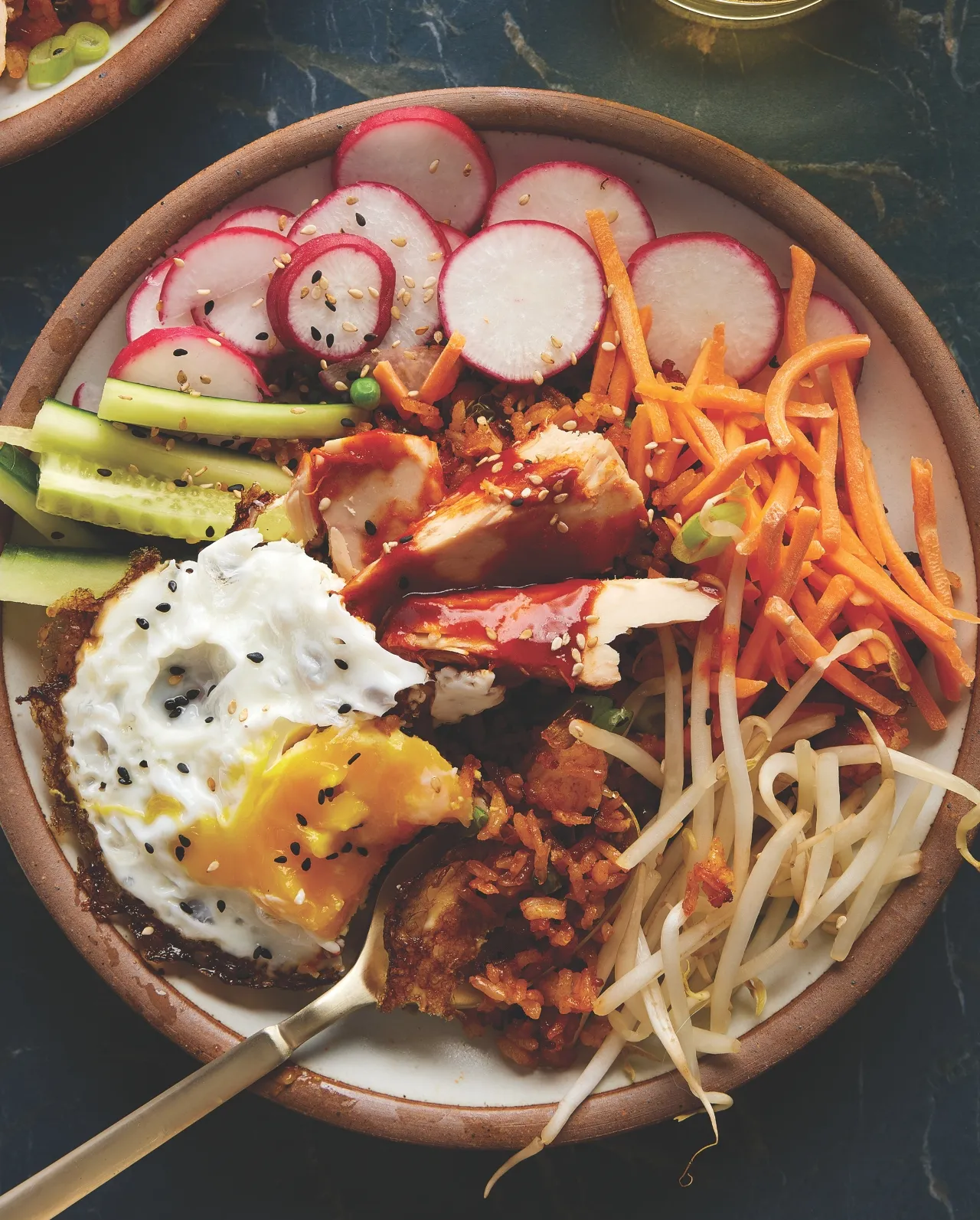 Spring Bibimbap with Tuna
