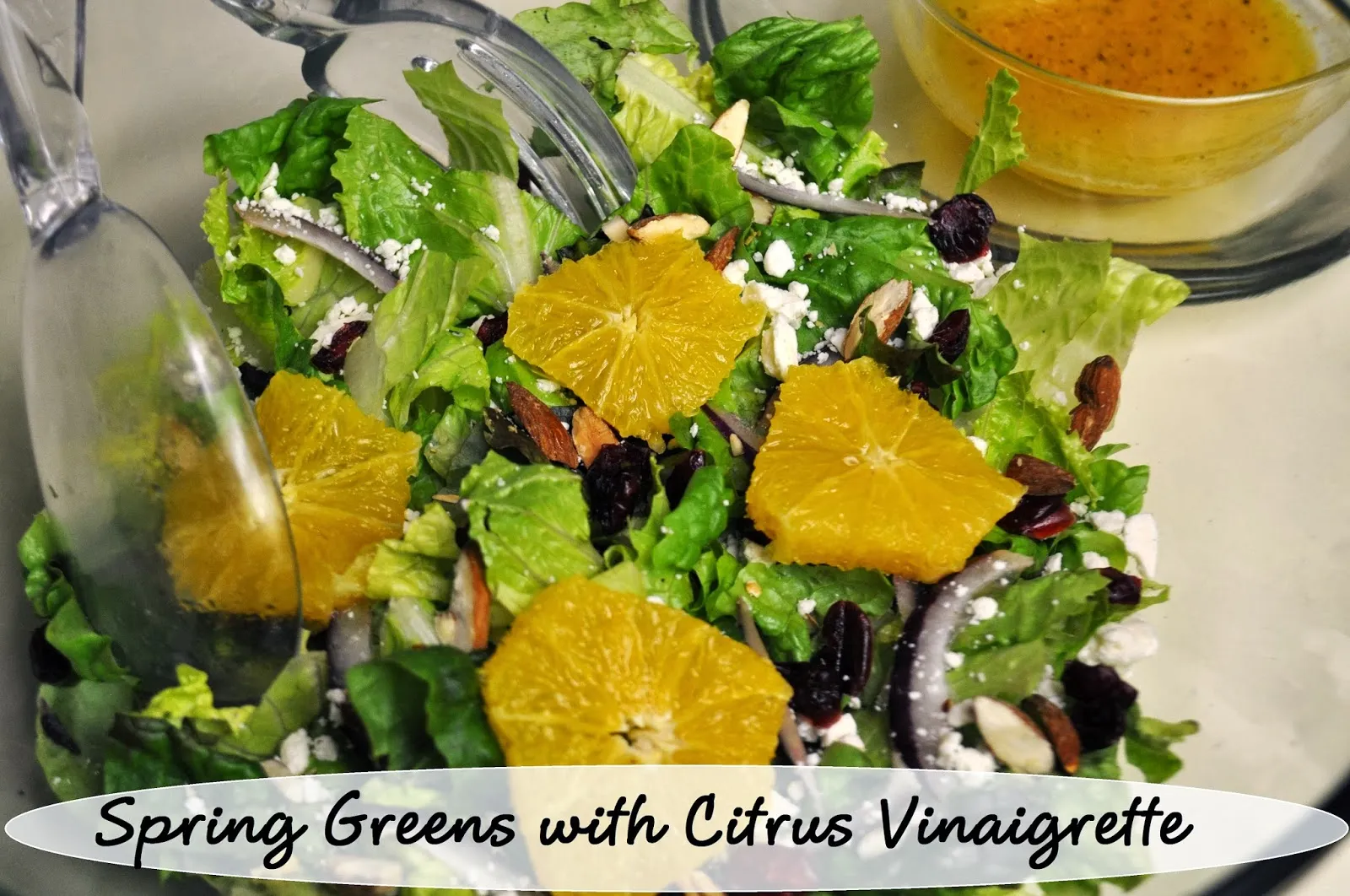 Spring Greens with Citrus Vinaigrette