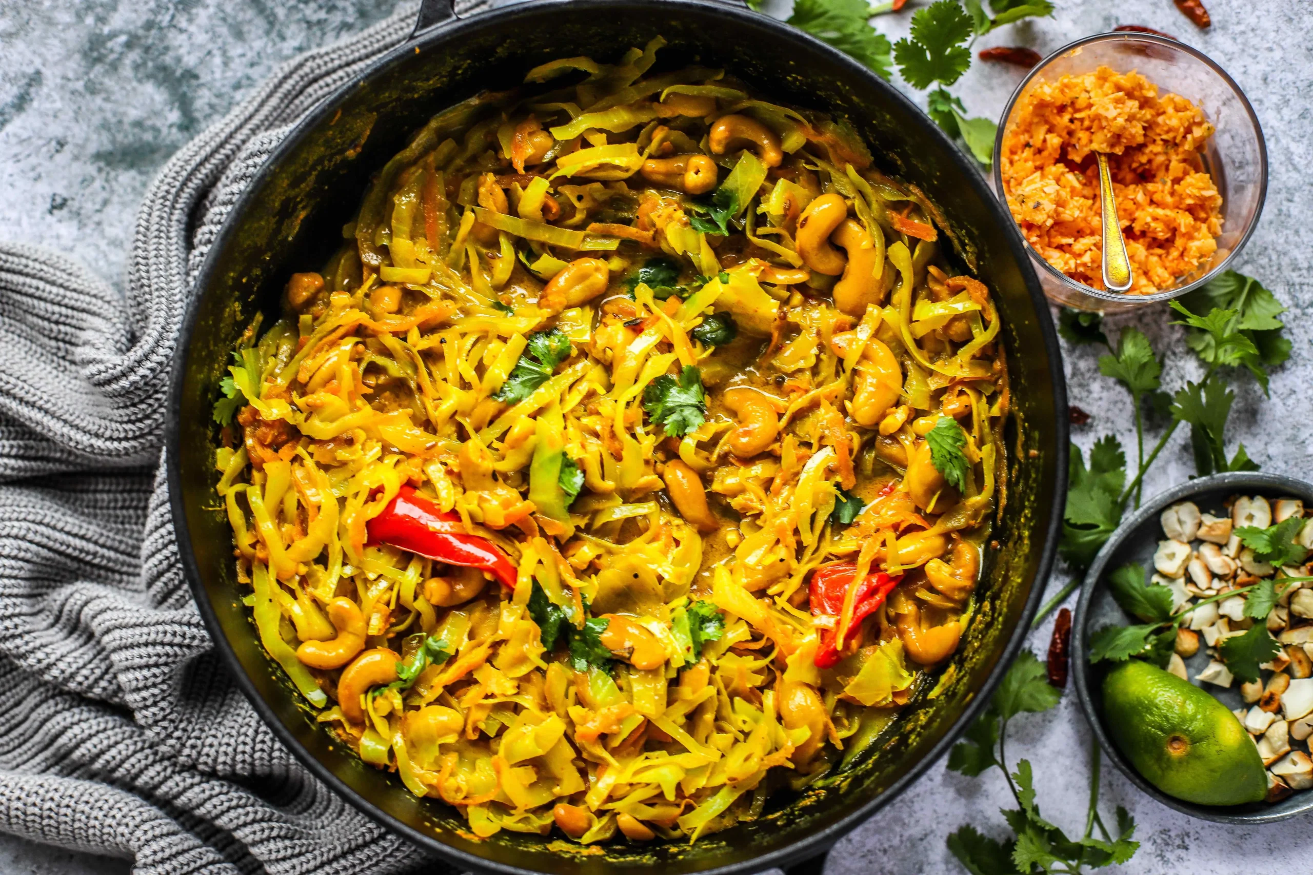 Sri Lankan Coconut Cabbage
