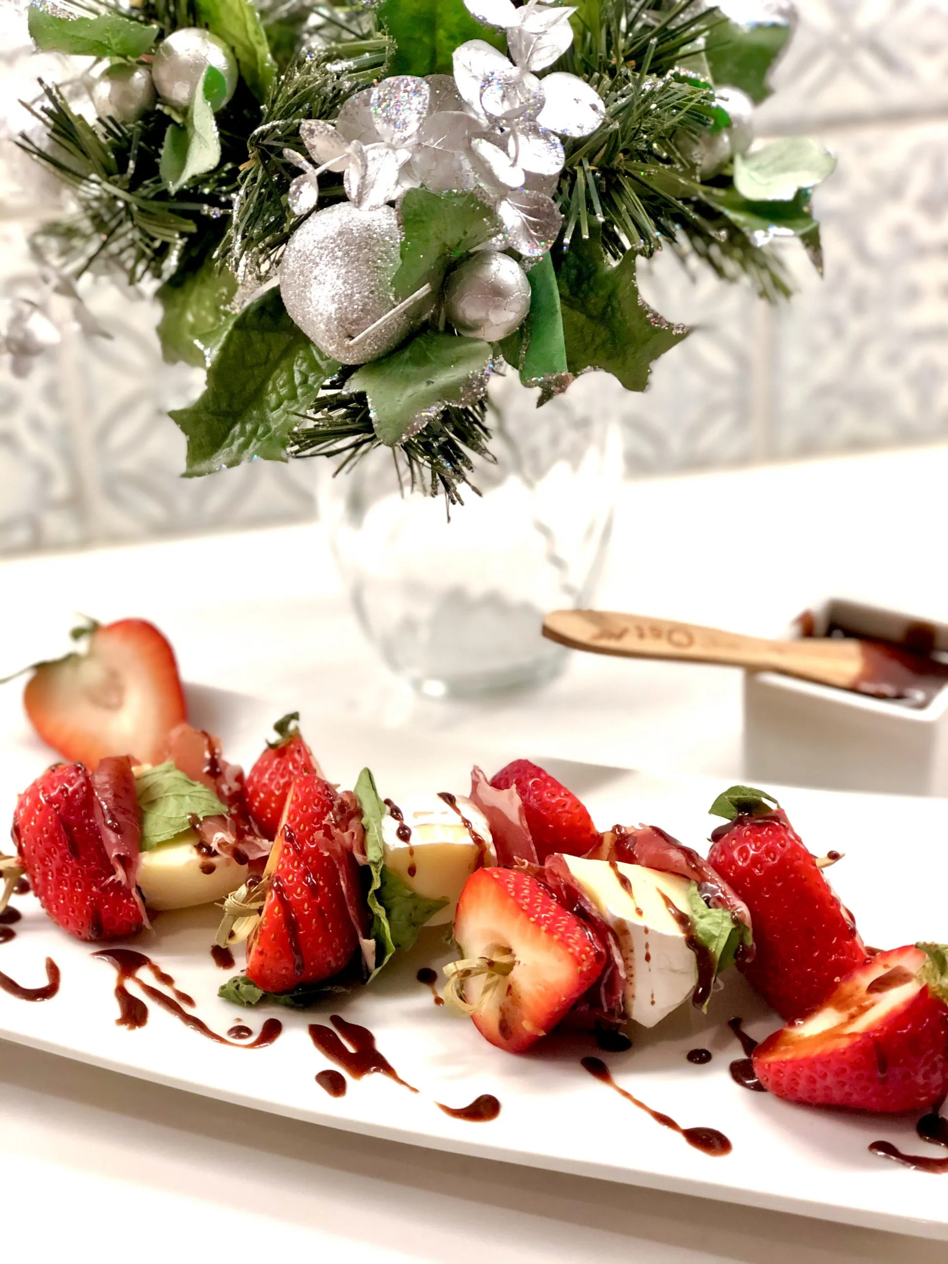 Star Berry Brie Skewers