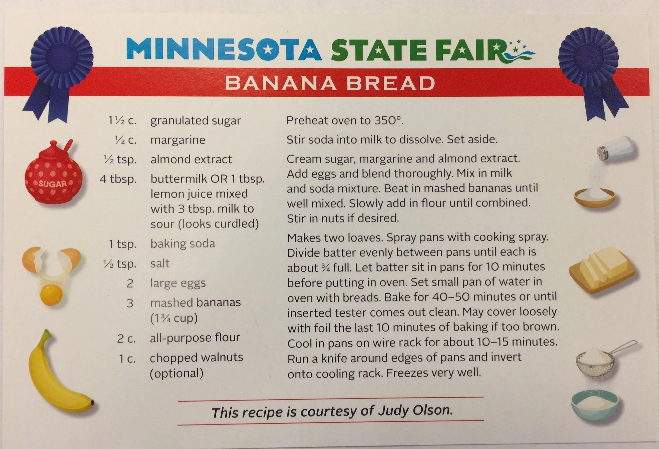 State Fair Banana Bread