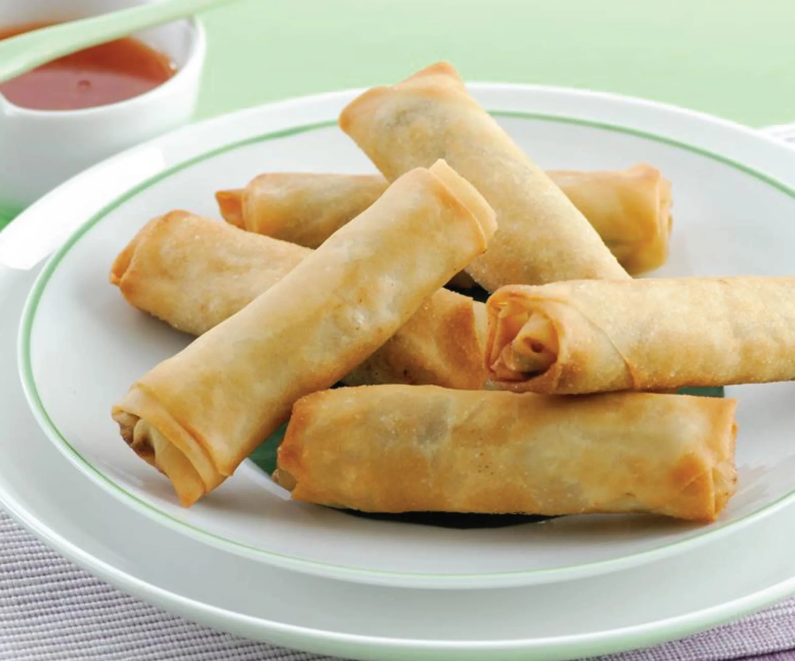 Steak and Onion Spring Rolls