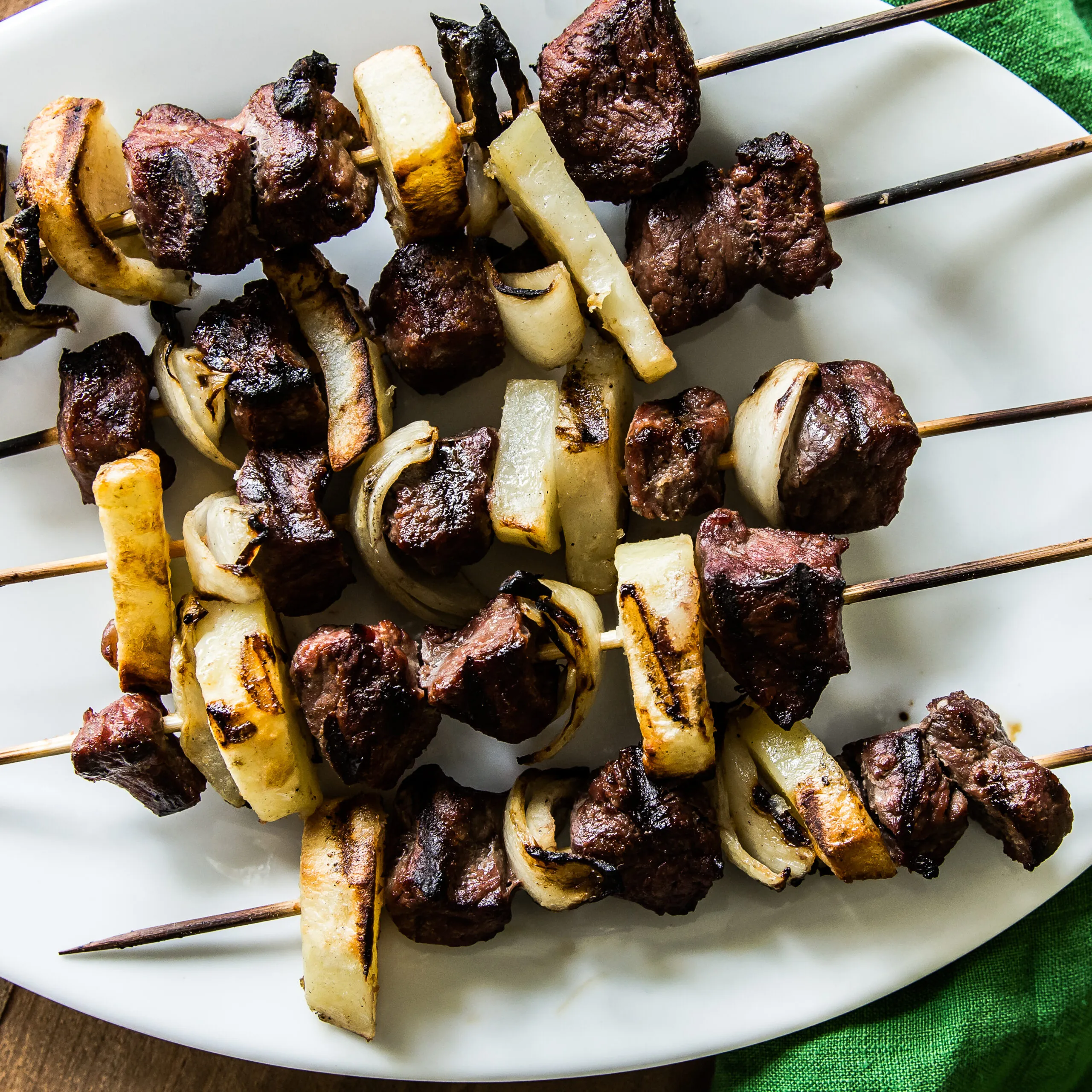 Steak and Potato Skewers