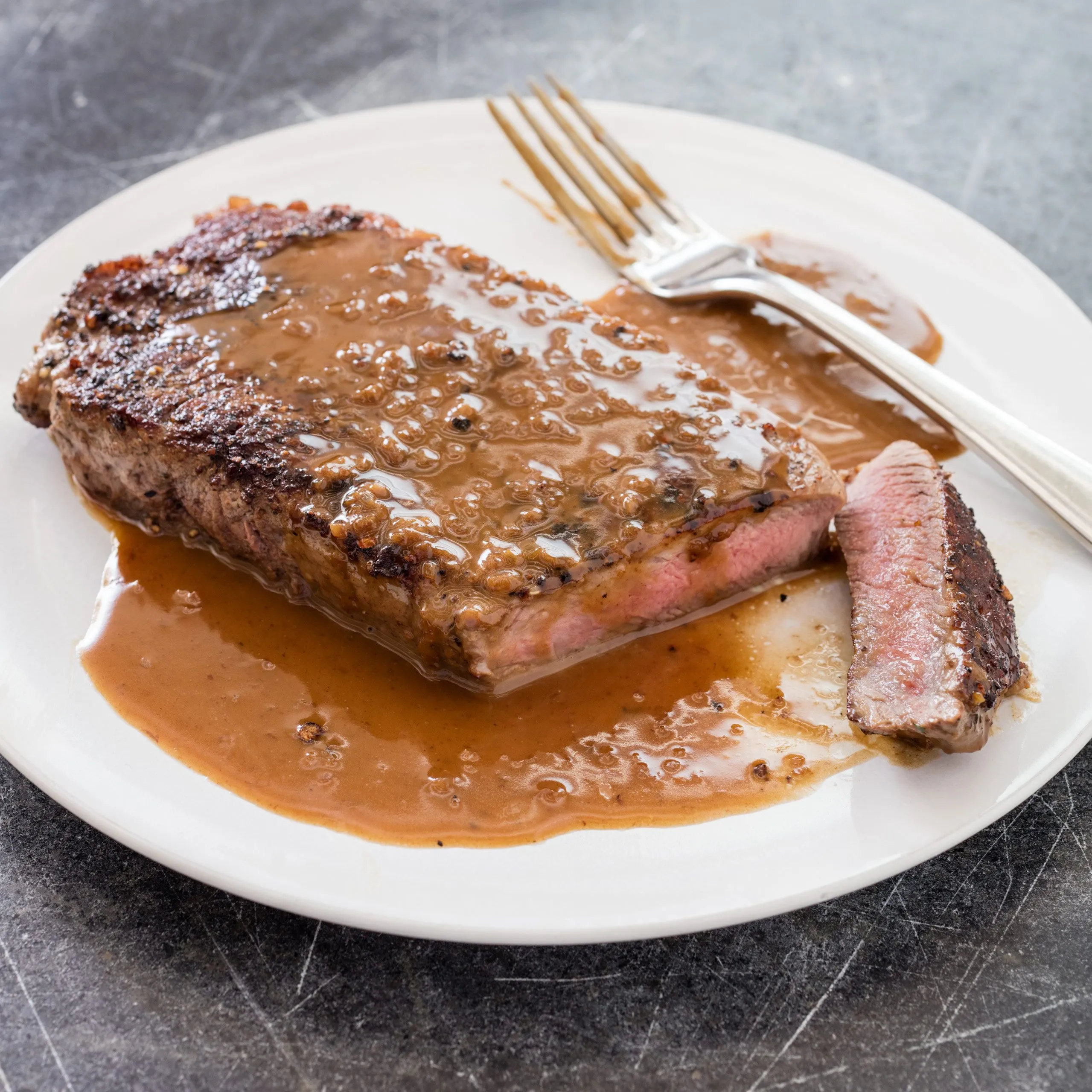 Steak au Poivre Peppercorns