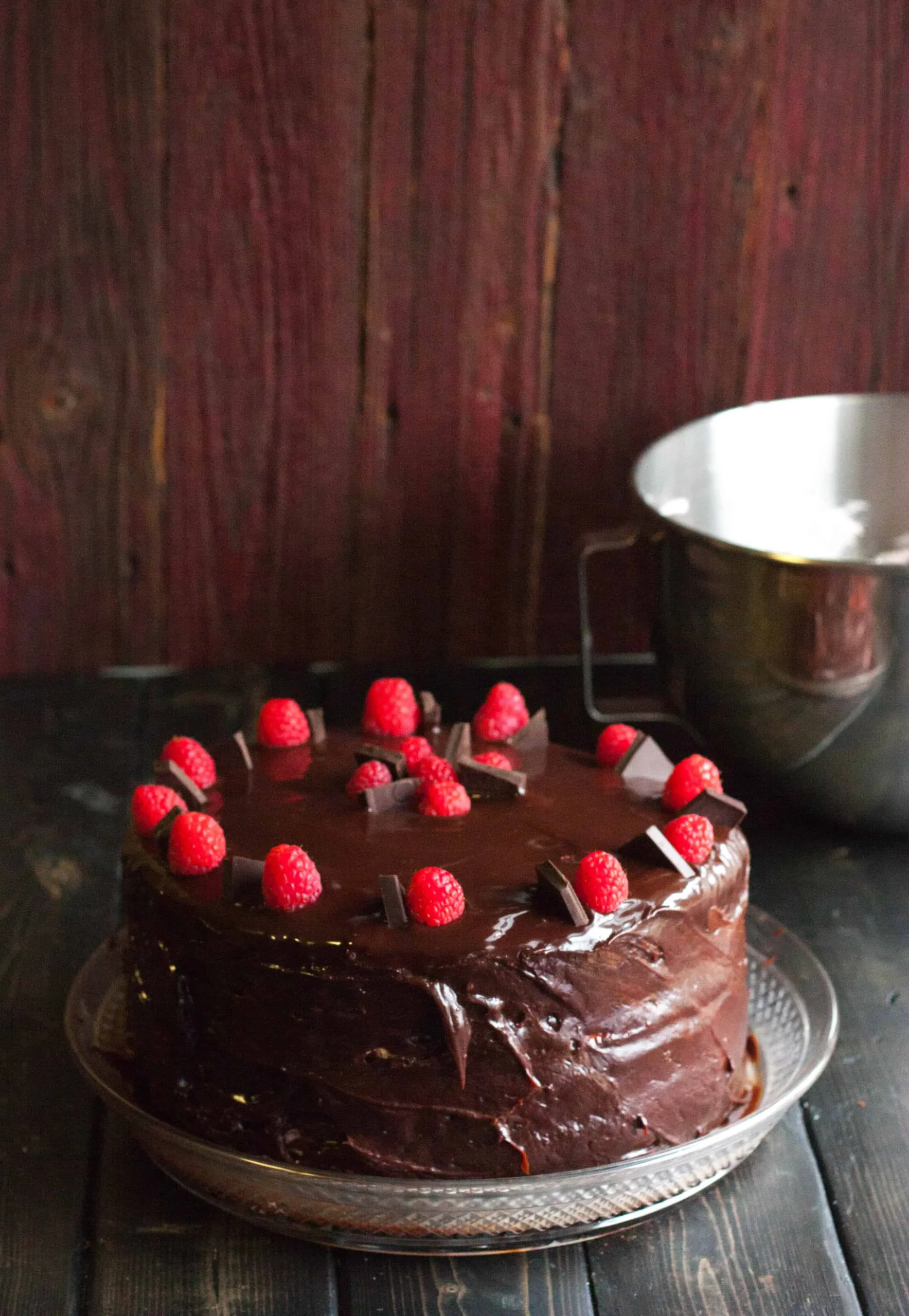 Steam Oven Raspberry Chocolate Cake