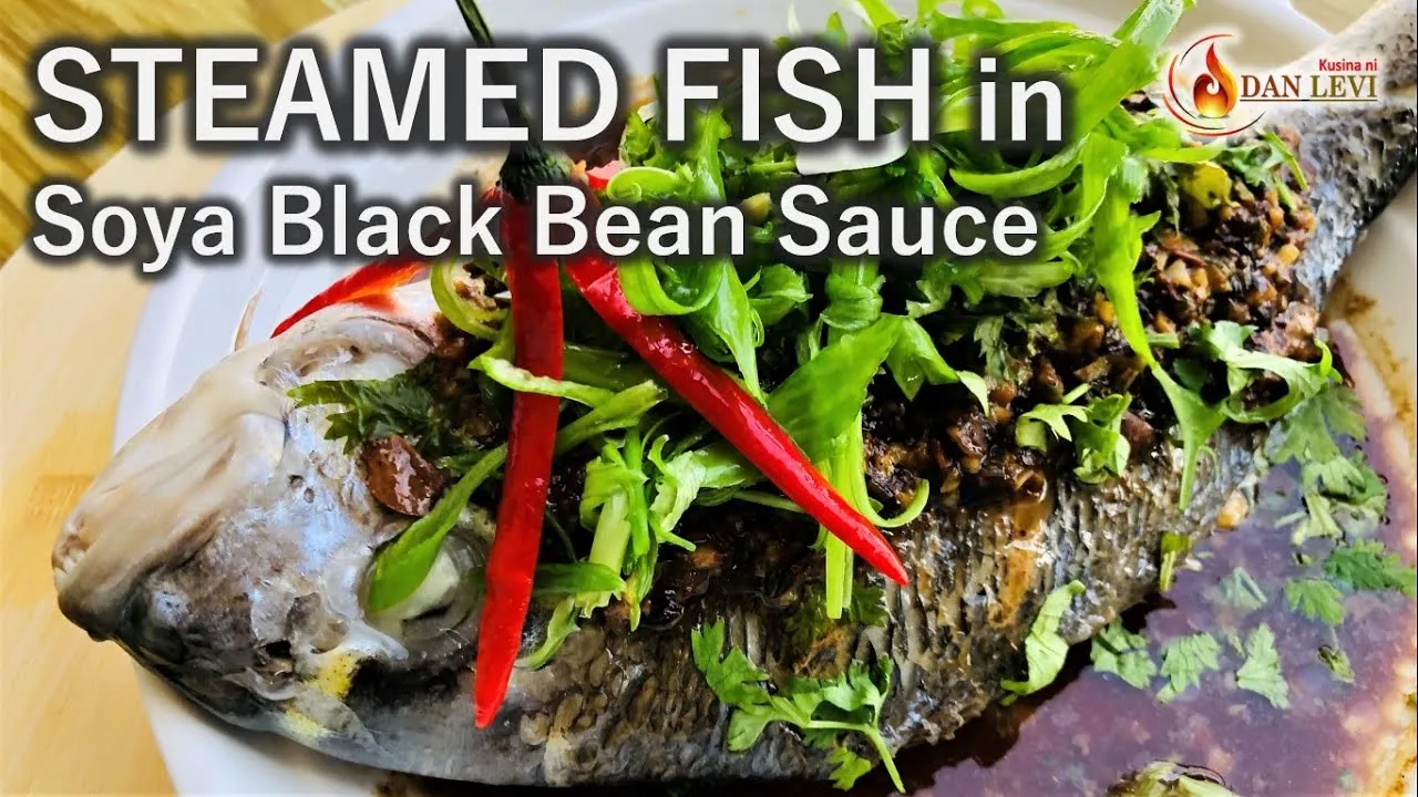 Steamed Fish with Black Bean Sauce (Tausi)