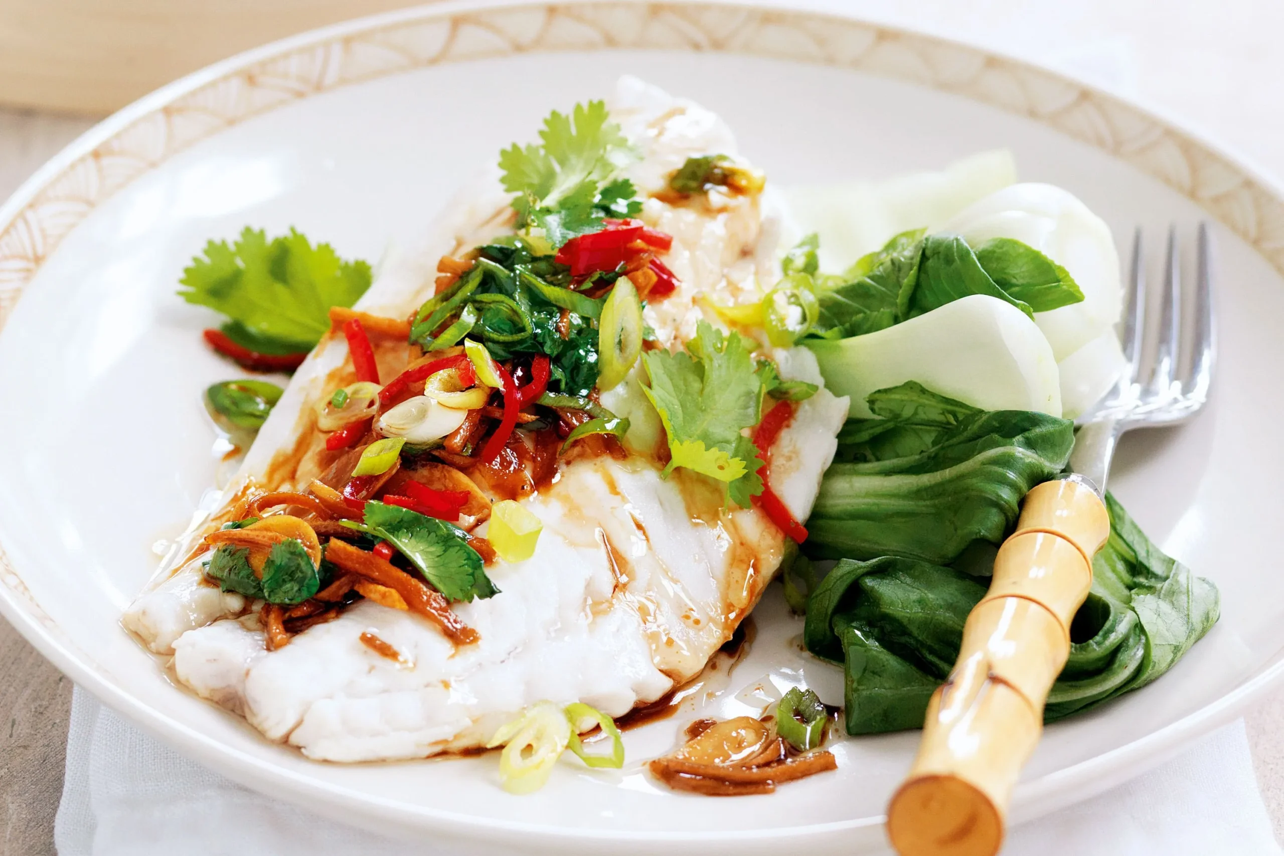 Steamed Fish with Fish Gravy