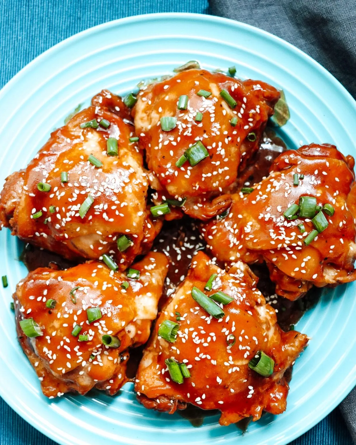 Sticky Garlic Sesame Chicken
