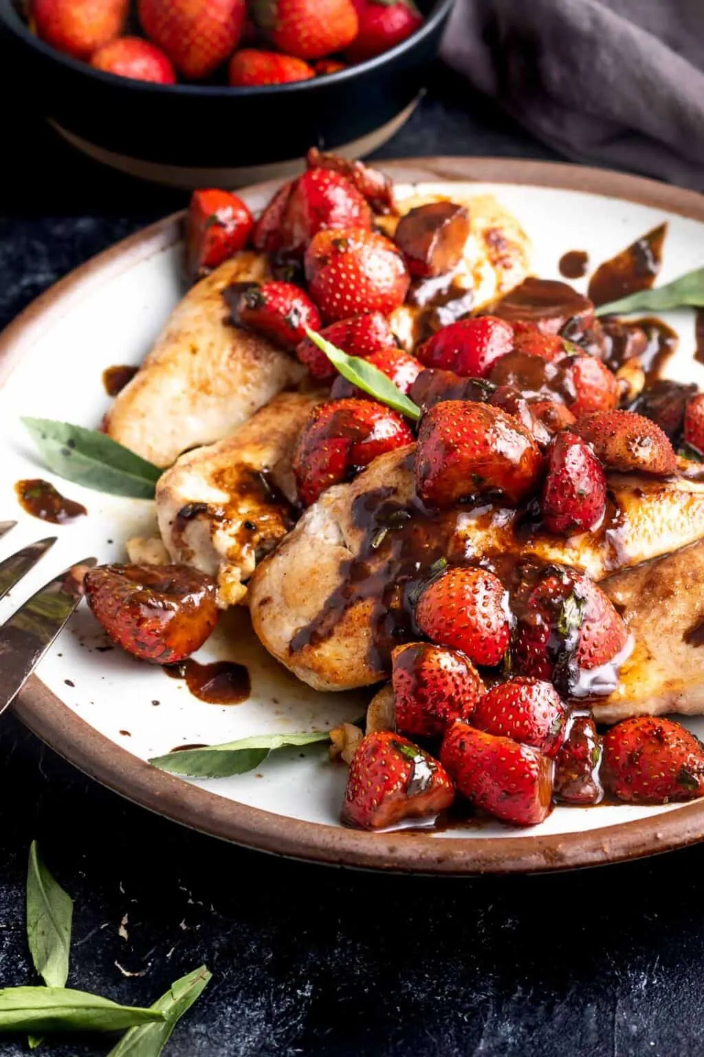 Strawberry Balsamic Tarragon Chicken