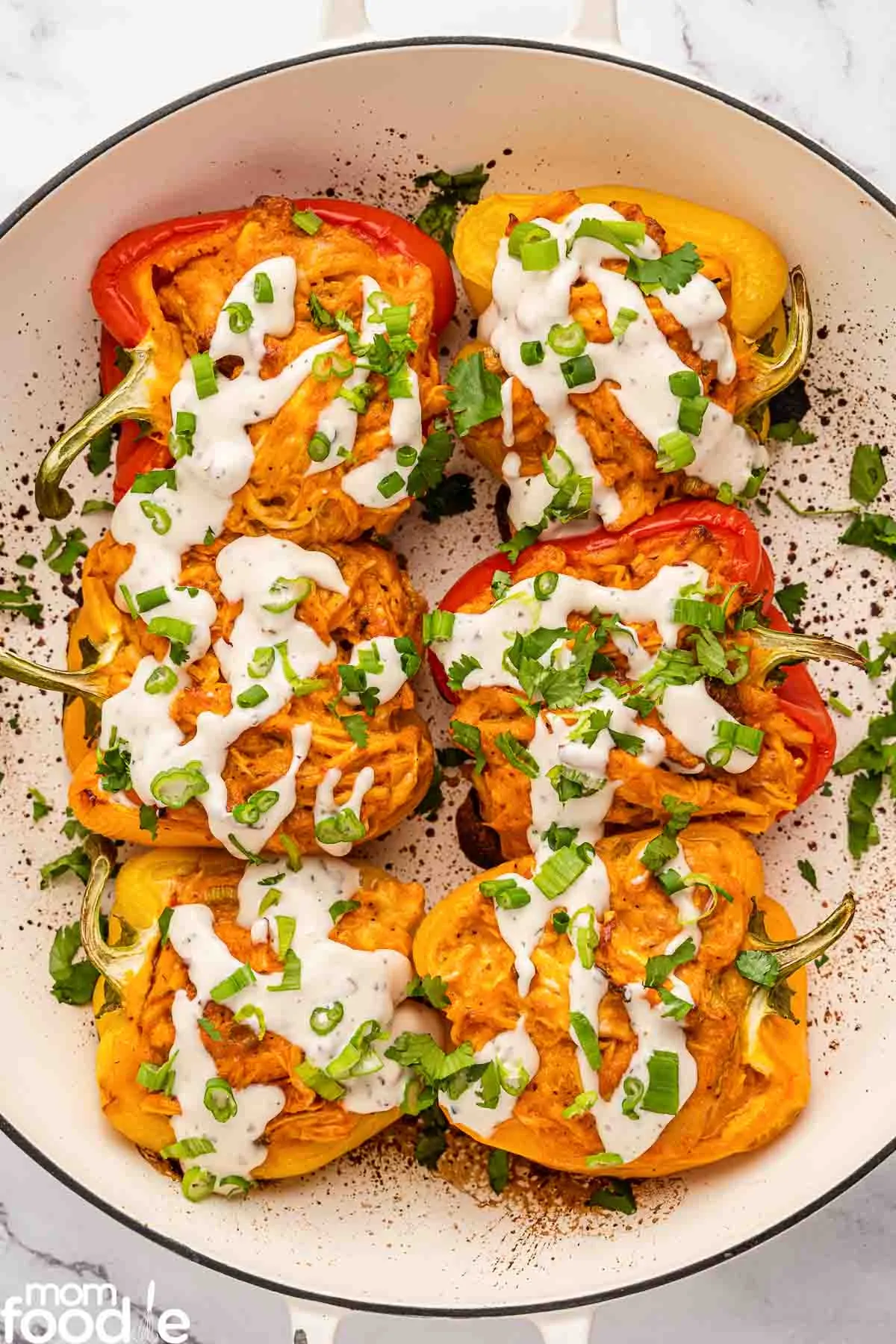Stuffed Buffalo Chicken for Two