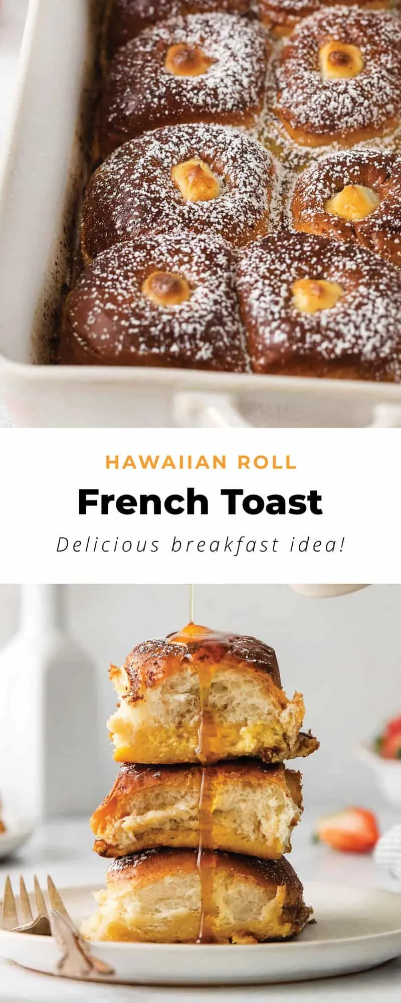Stuffed Hawaiian Roll French Toast
