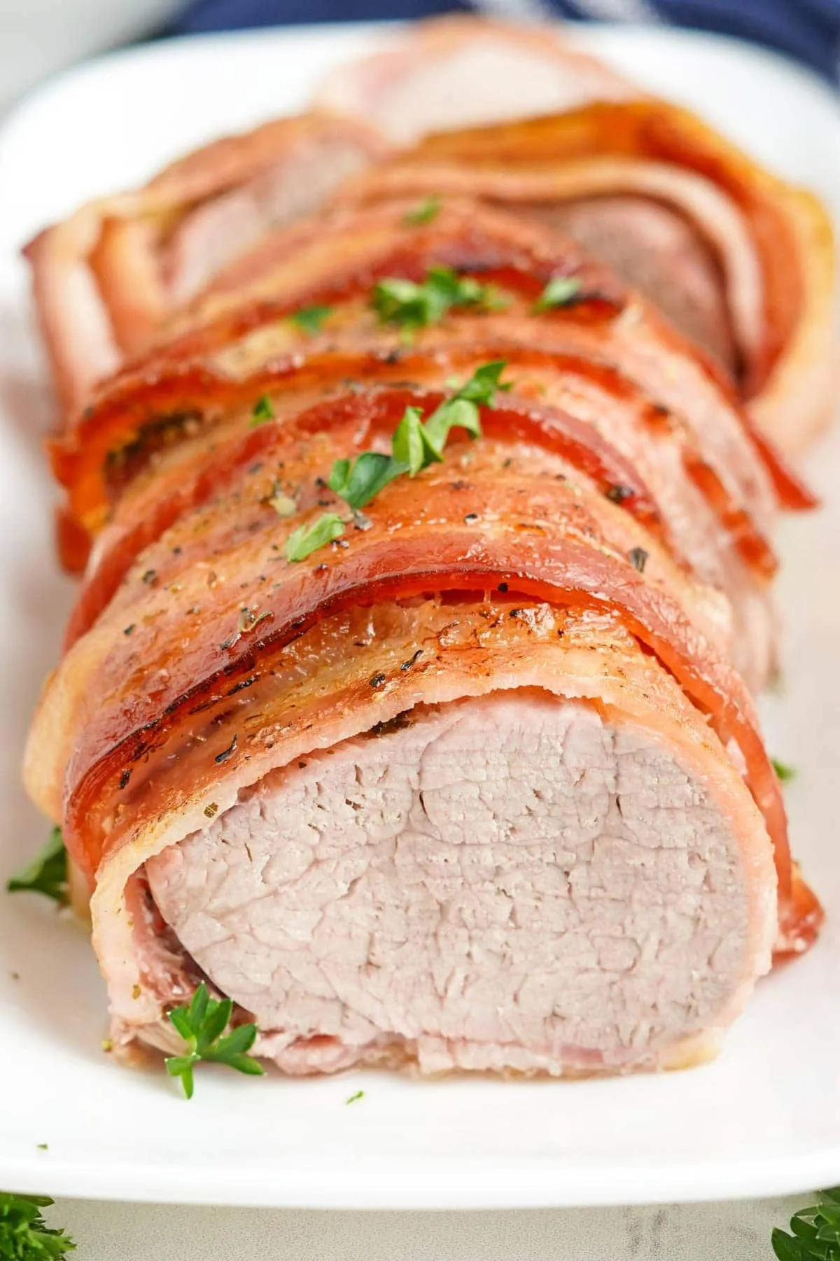 Succulent Bacon Wrapped Pork Tenderloin