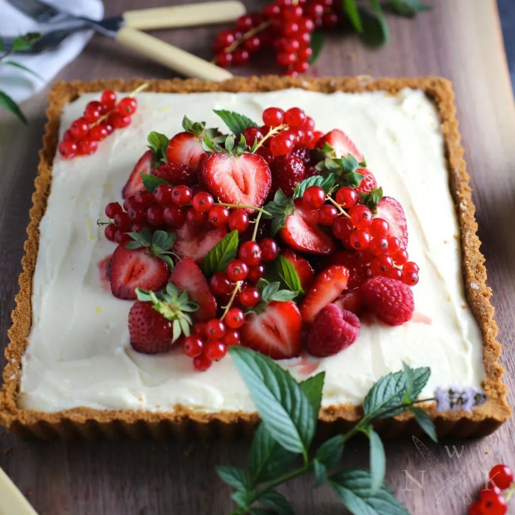 Summer Berry Tart with Lemon Mascarpone