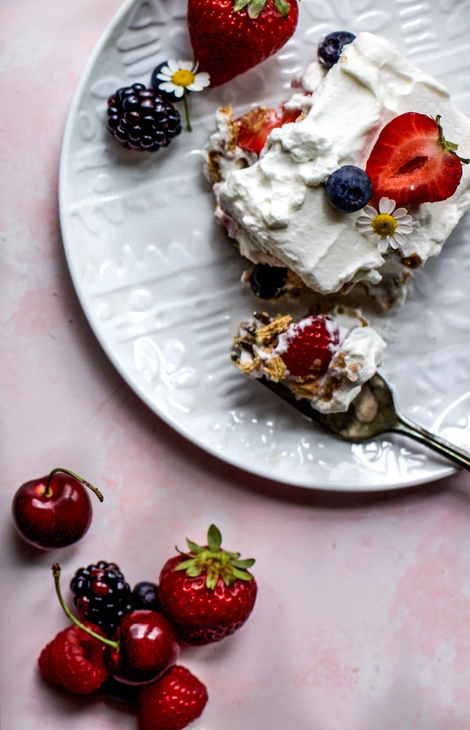 Summer Fruit Icebox Cake