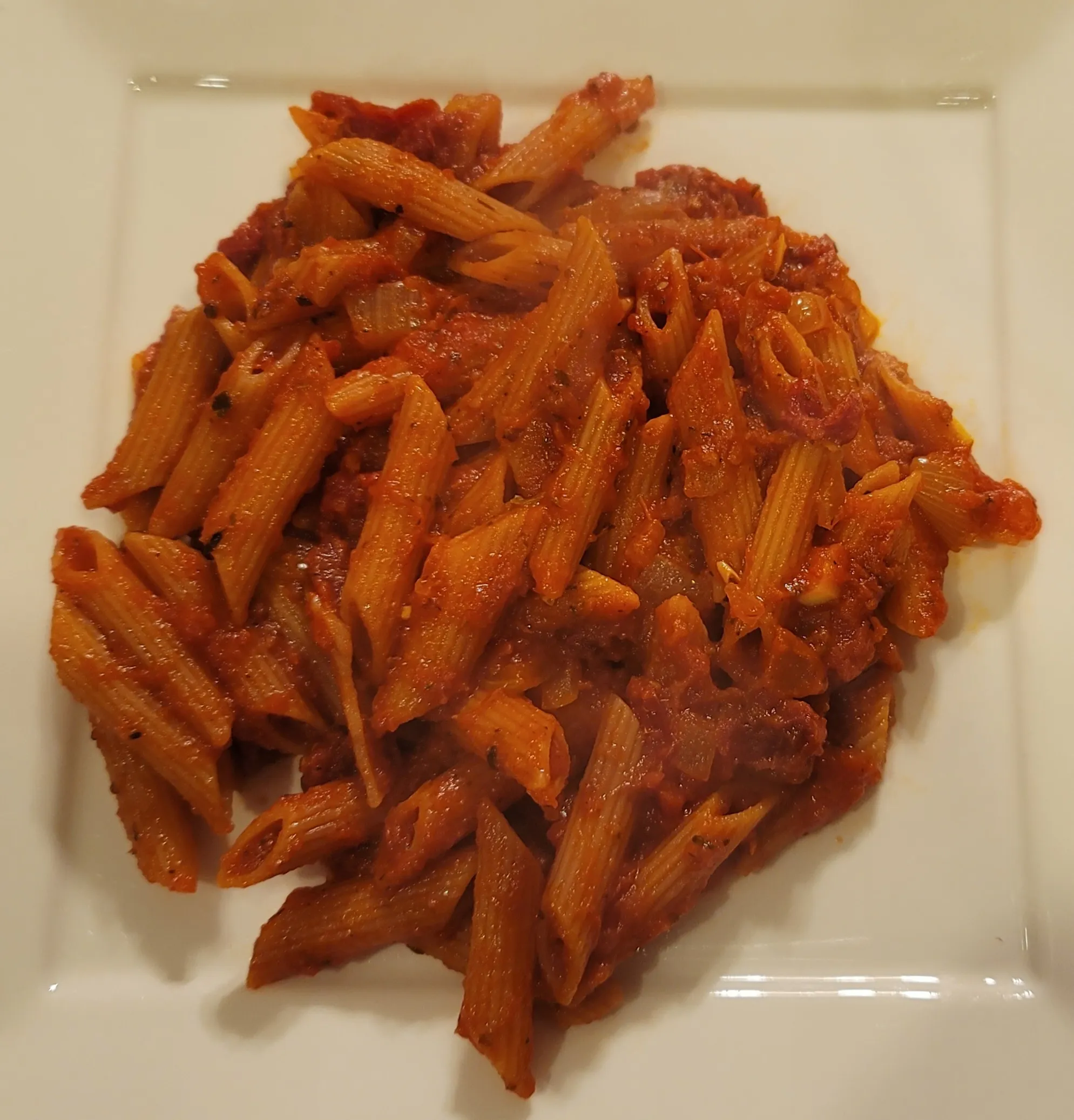 Sun Dried Tomato Puy Lentil Pasta Vegan