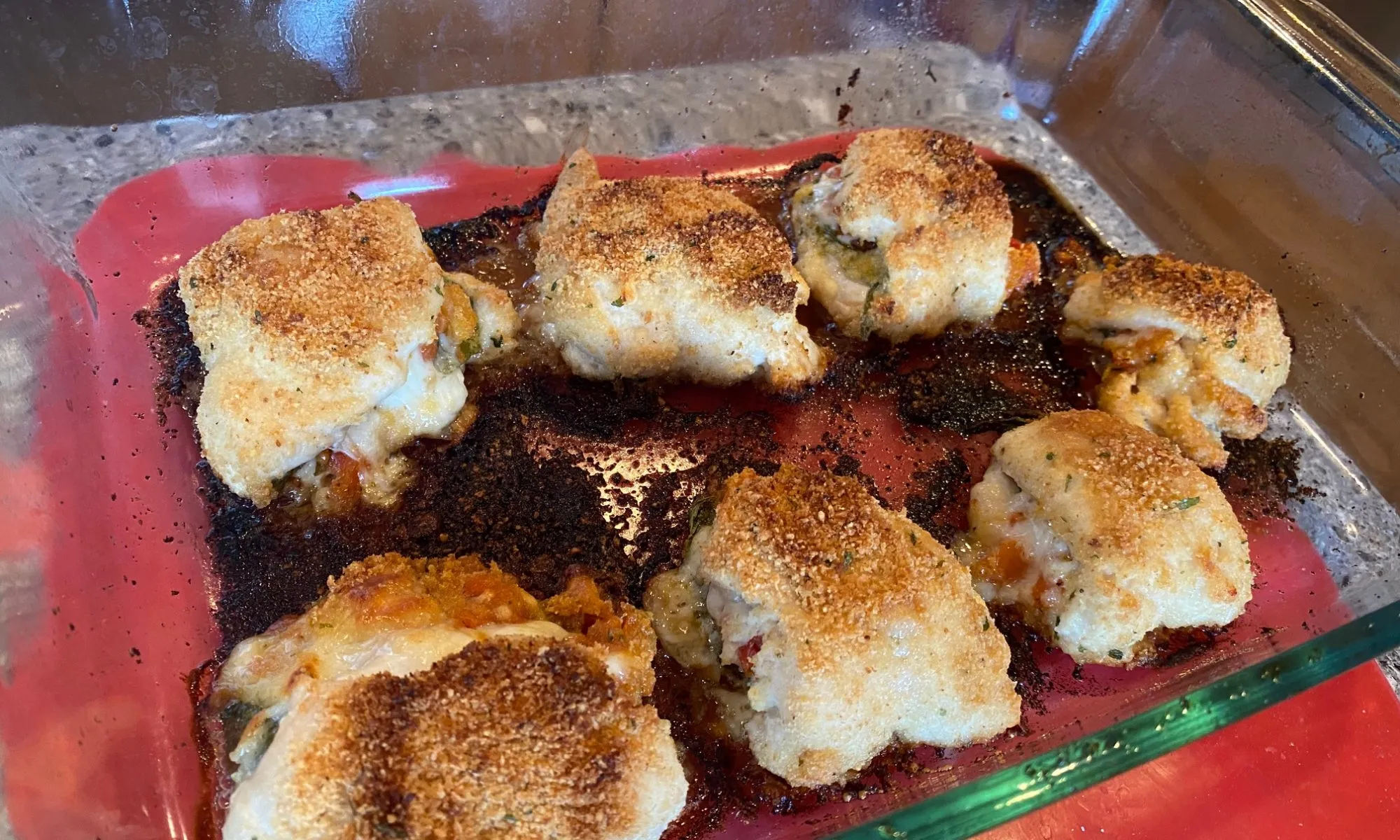 Sun Dried Tomato and Cheese Stuffed Chicken Rollatini