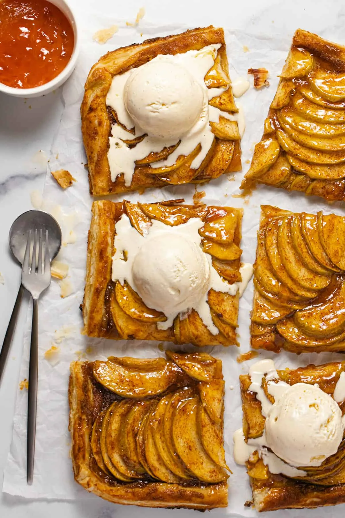 Super Simple Puff Pastry Apple Tart