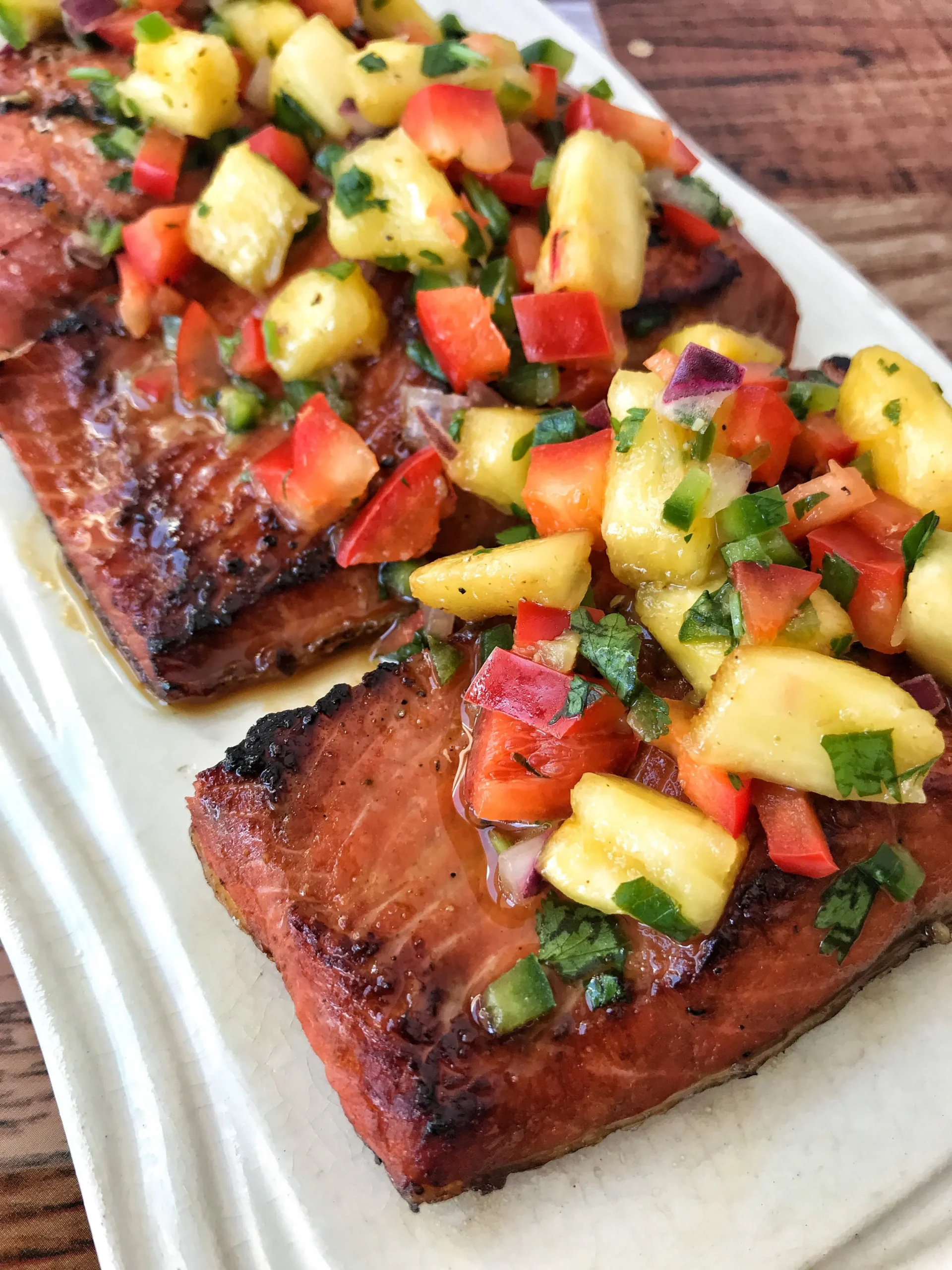 Sweet Pineapple Teriyaki Salmon