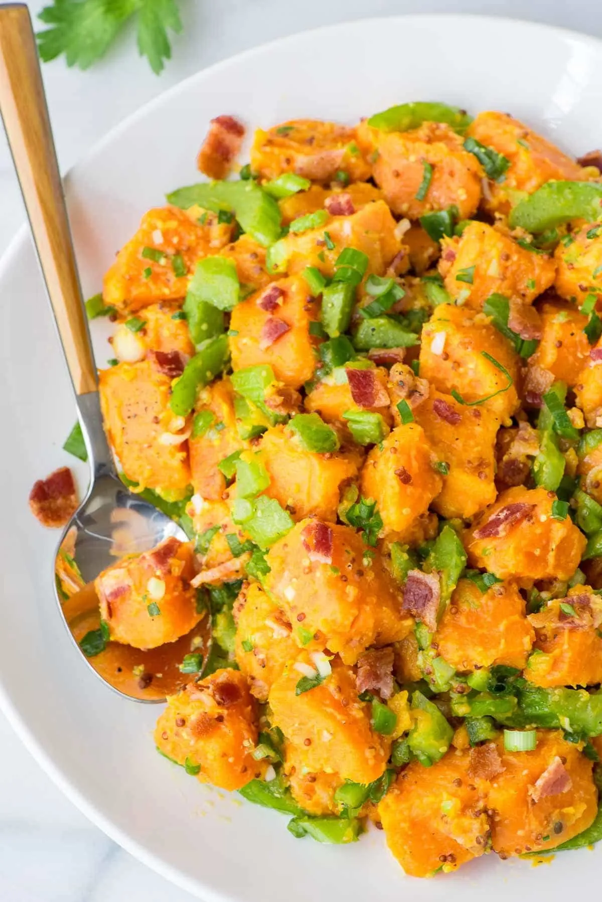 Sweet Potato Salad with Bacon