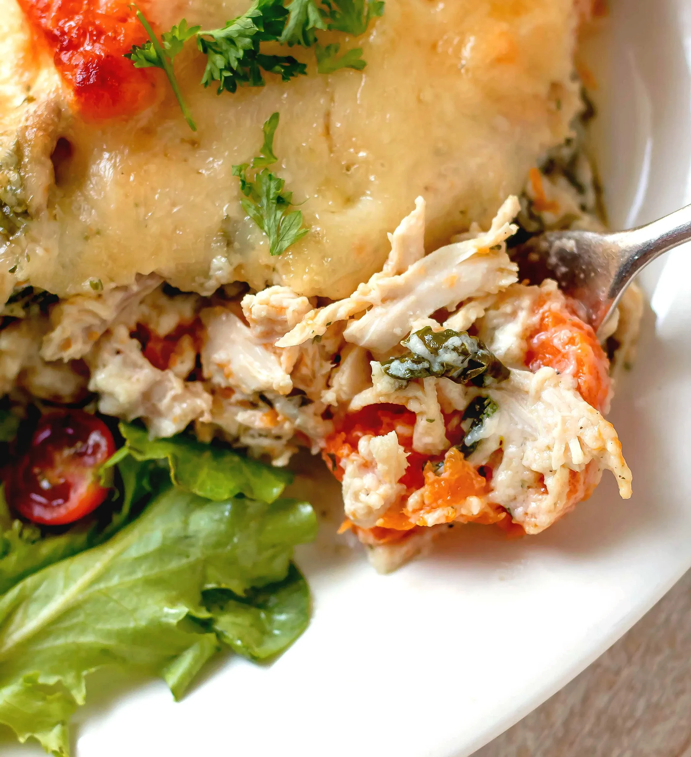 Sweet Potato and Chicken Casserole