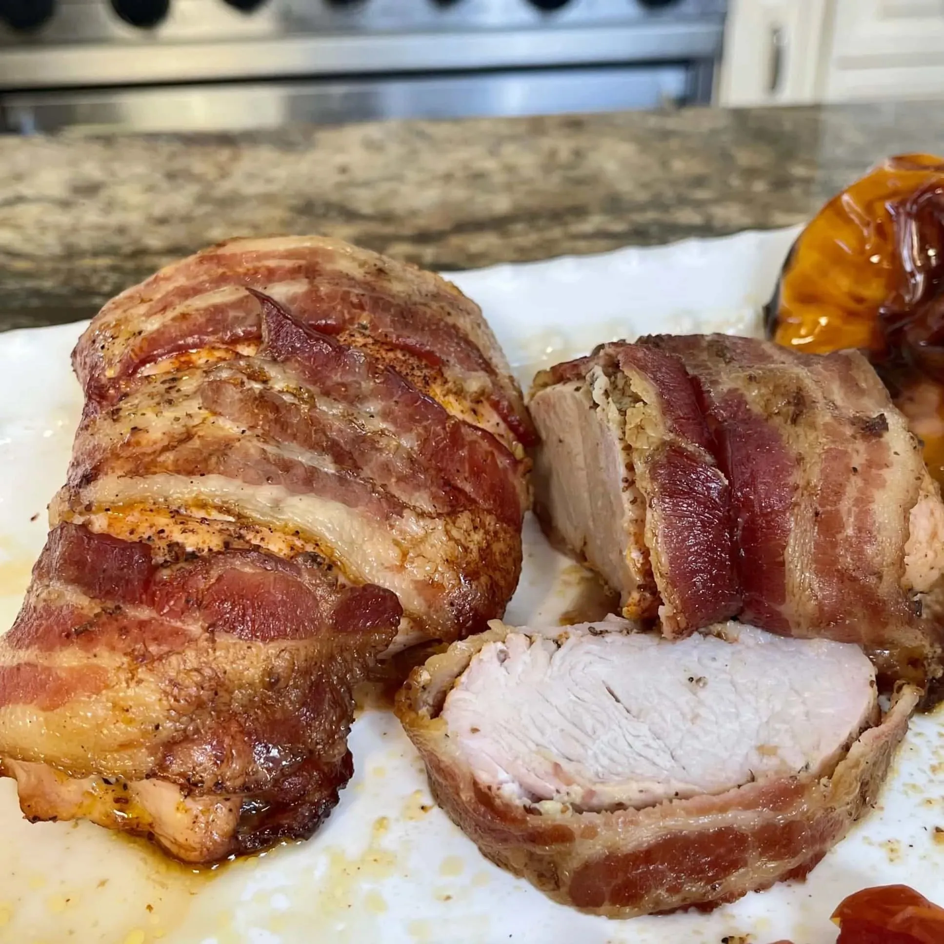 Sweet Spicy Bacon Wrapped Turkey Tenders