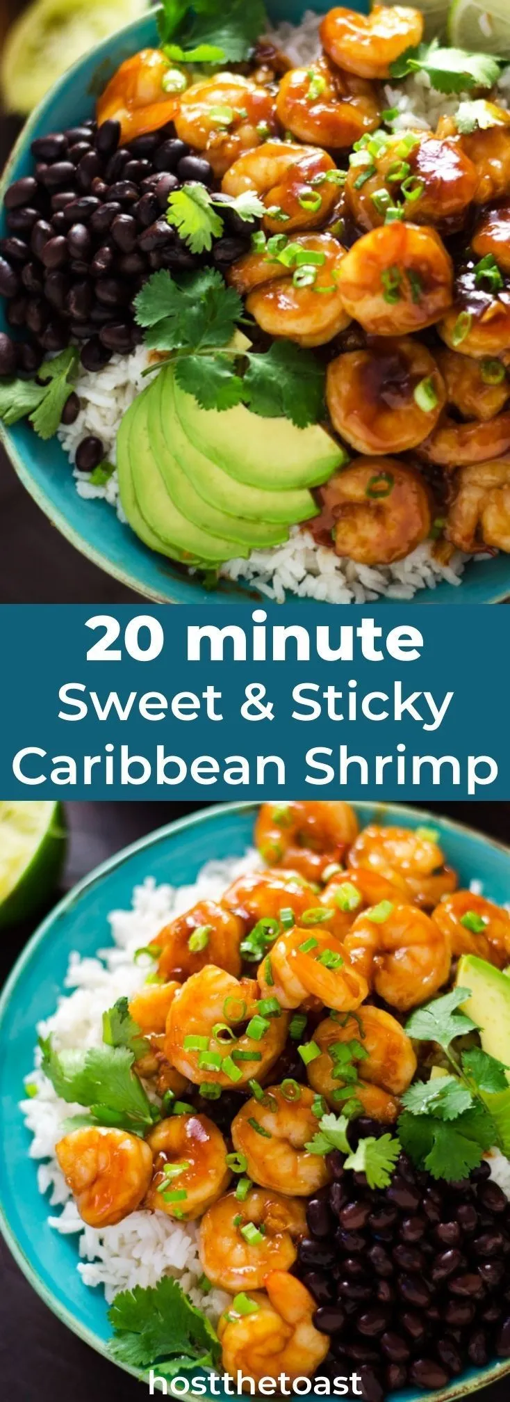 Sweet Sticky Caribbean Shrimp
