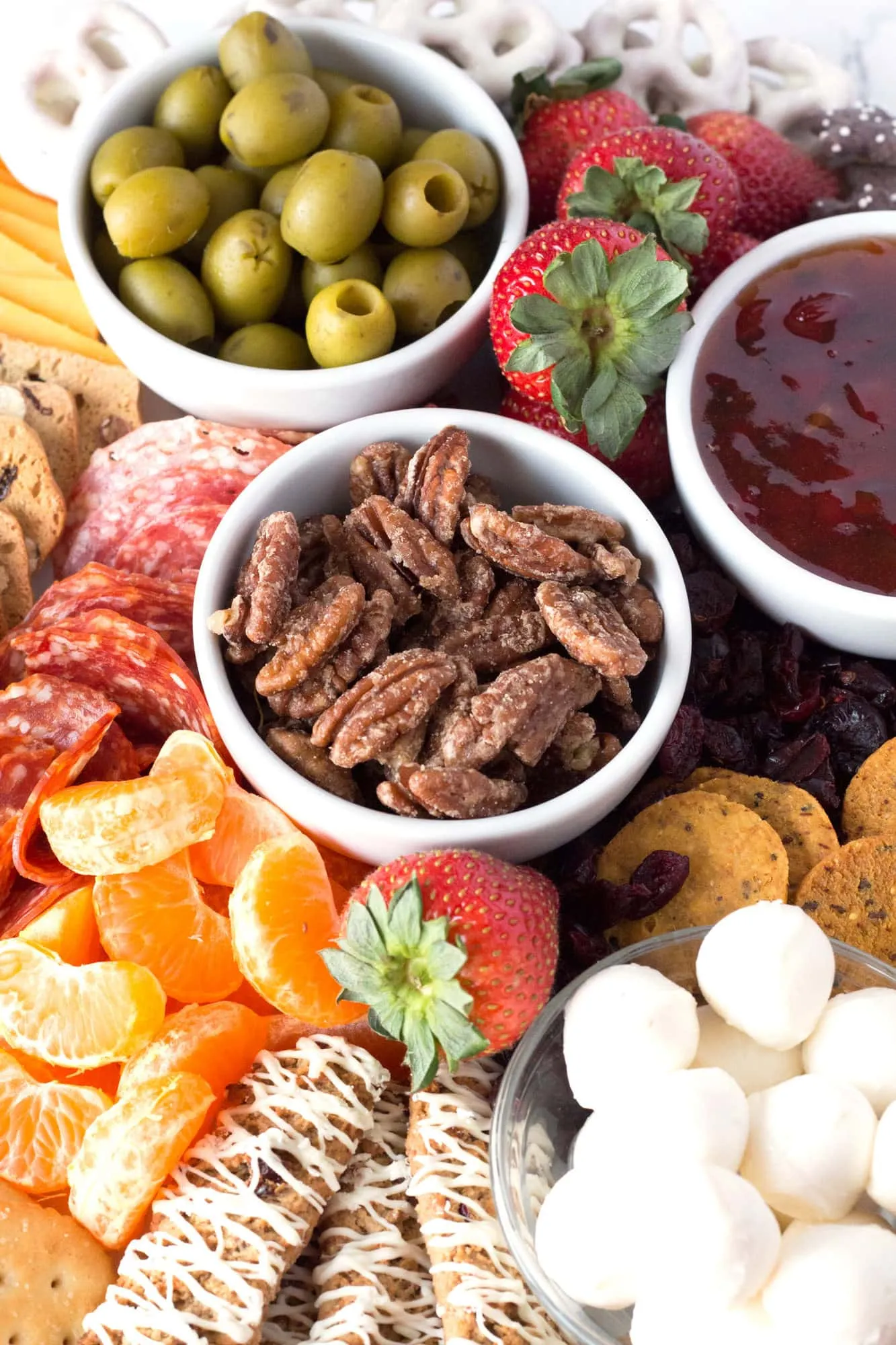 Sweet and Salty Christmas Snack Board