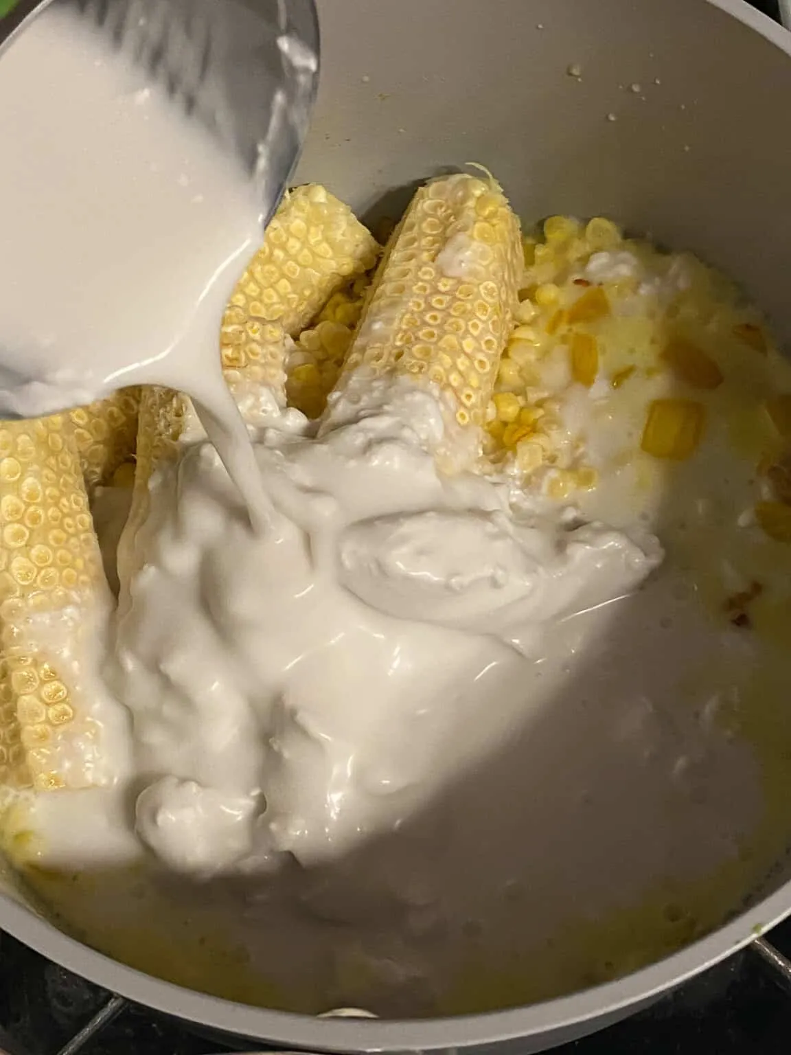 Sweet and Sour Coconut Corn Chowder