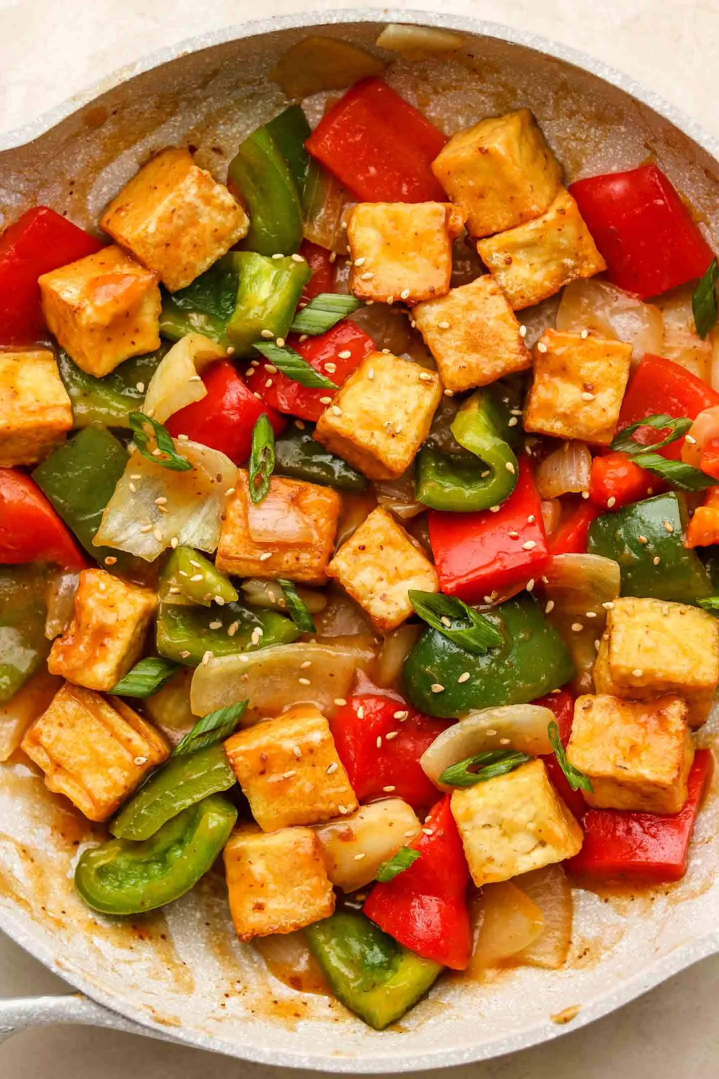 Sweet and Sour Crispy Tofu
