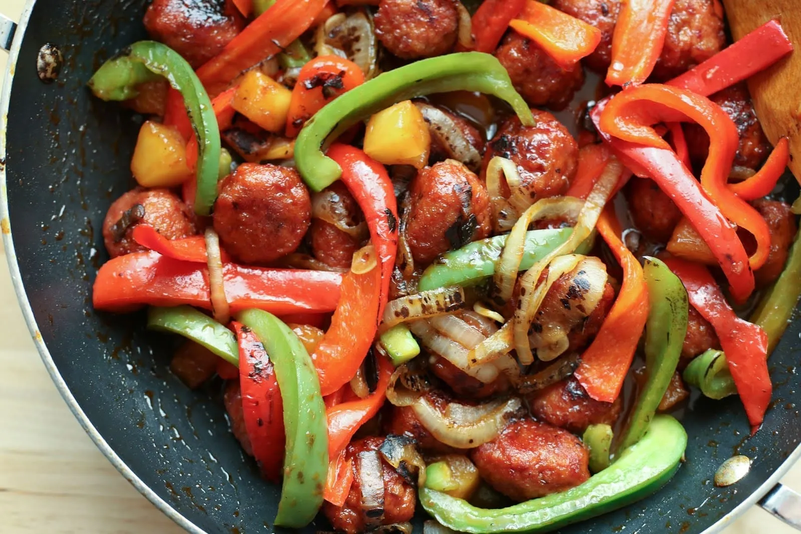 Sweet and Sour Ham Balls