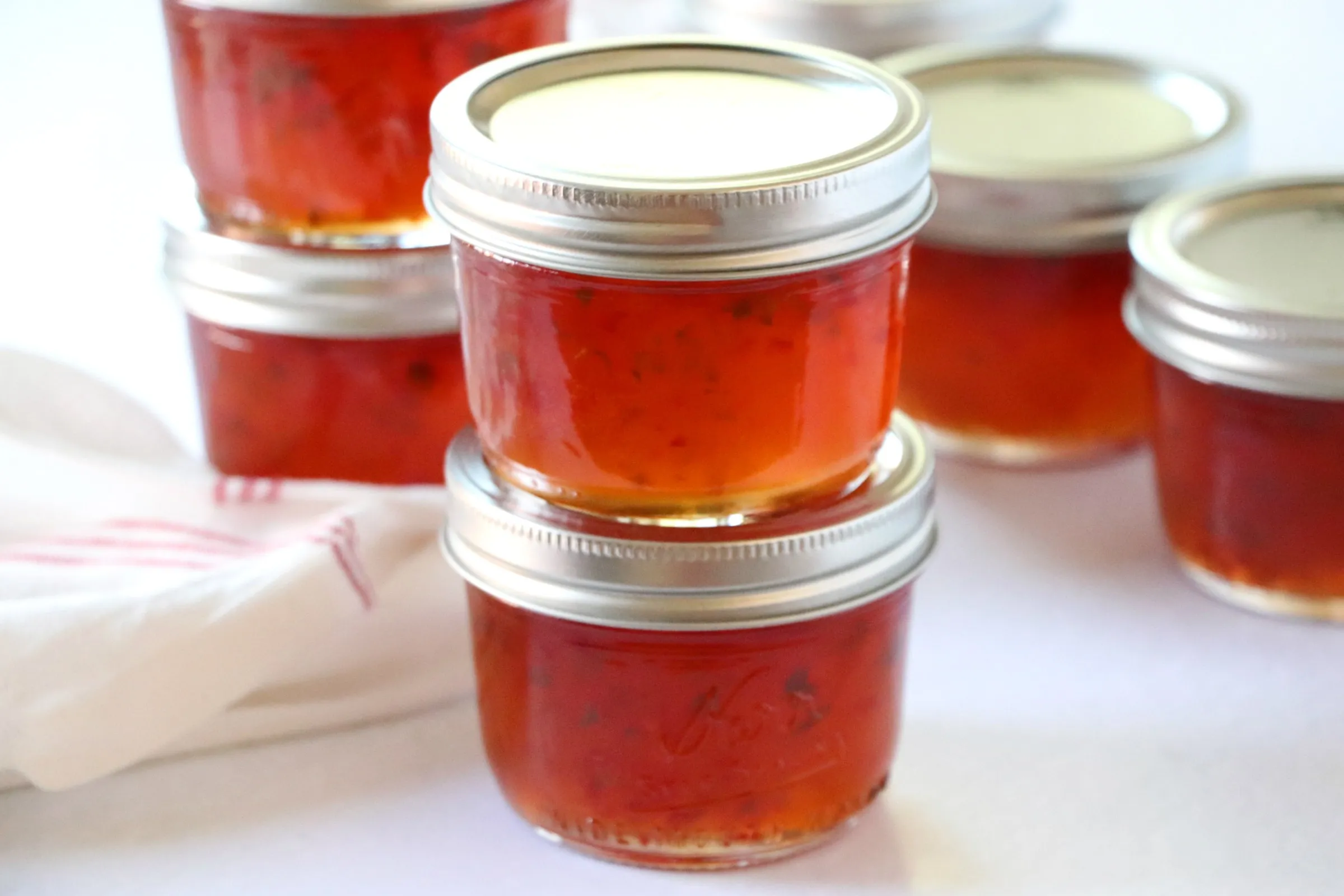 Sweet and Spicy Red Pepper Jelly