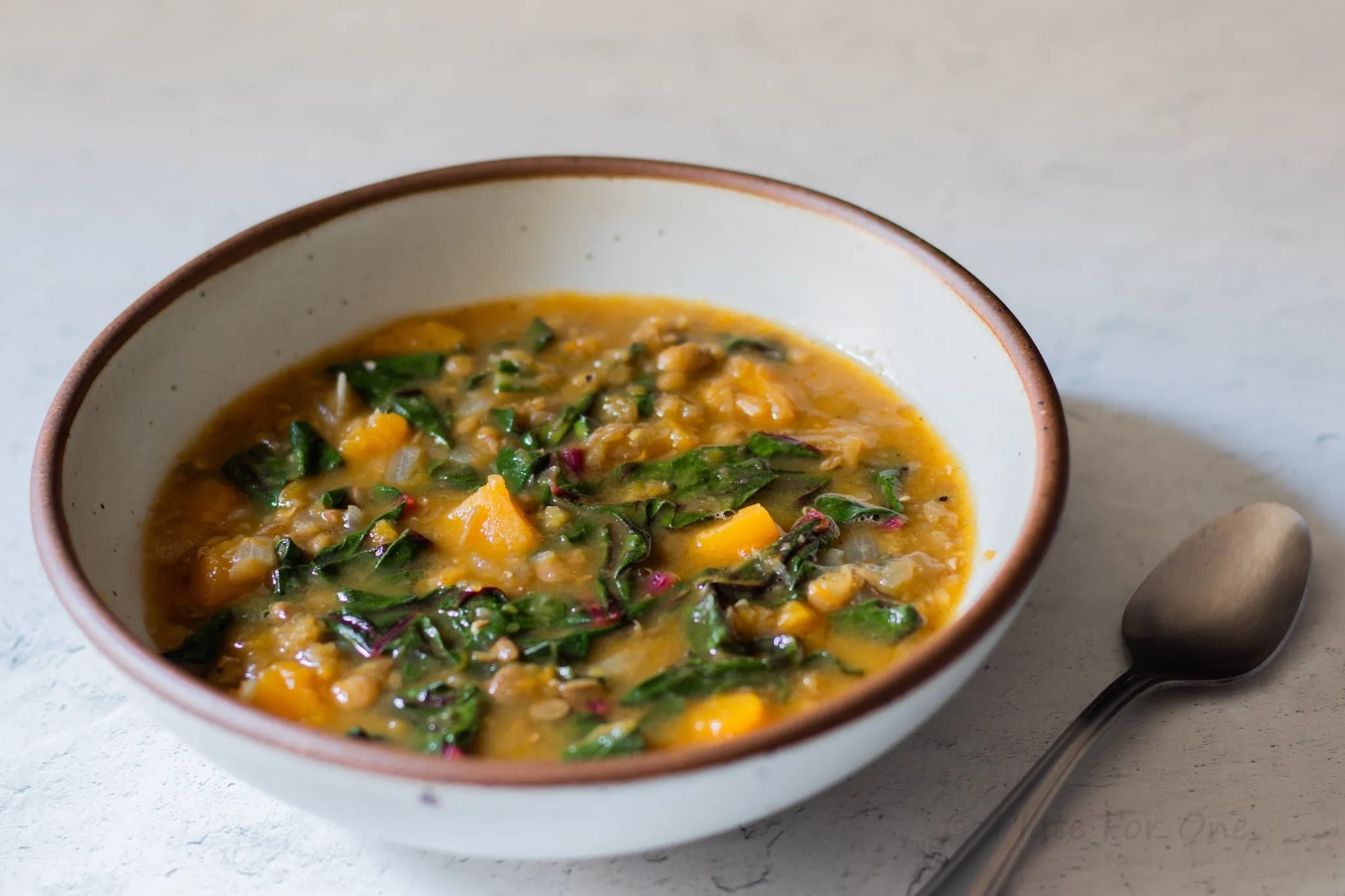 Swiss Chard with Lentils and Coconut