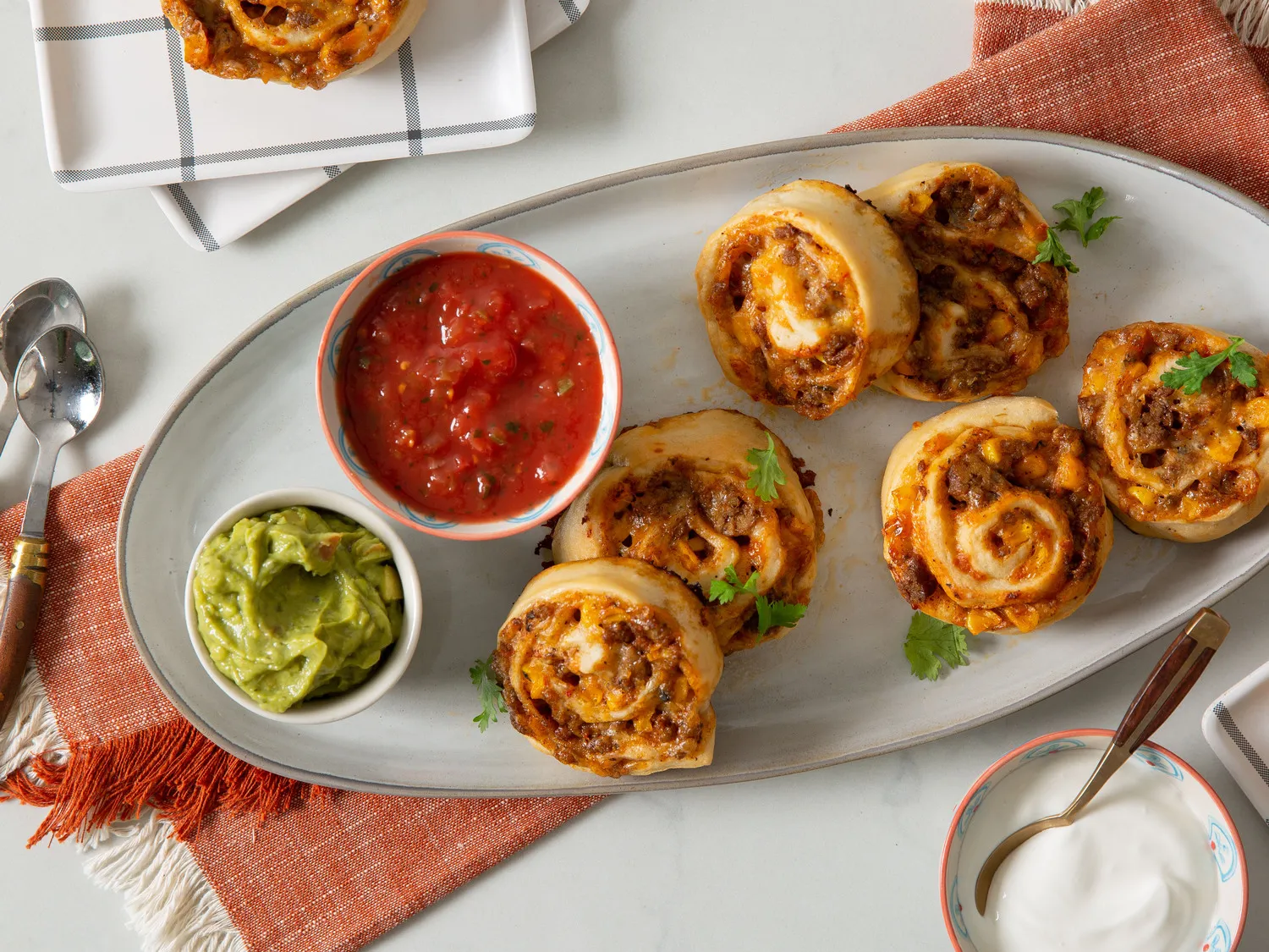 Taco Pizza Rolls from Cooks Cove
