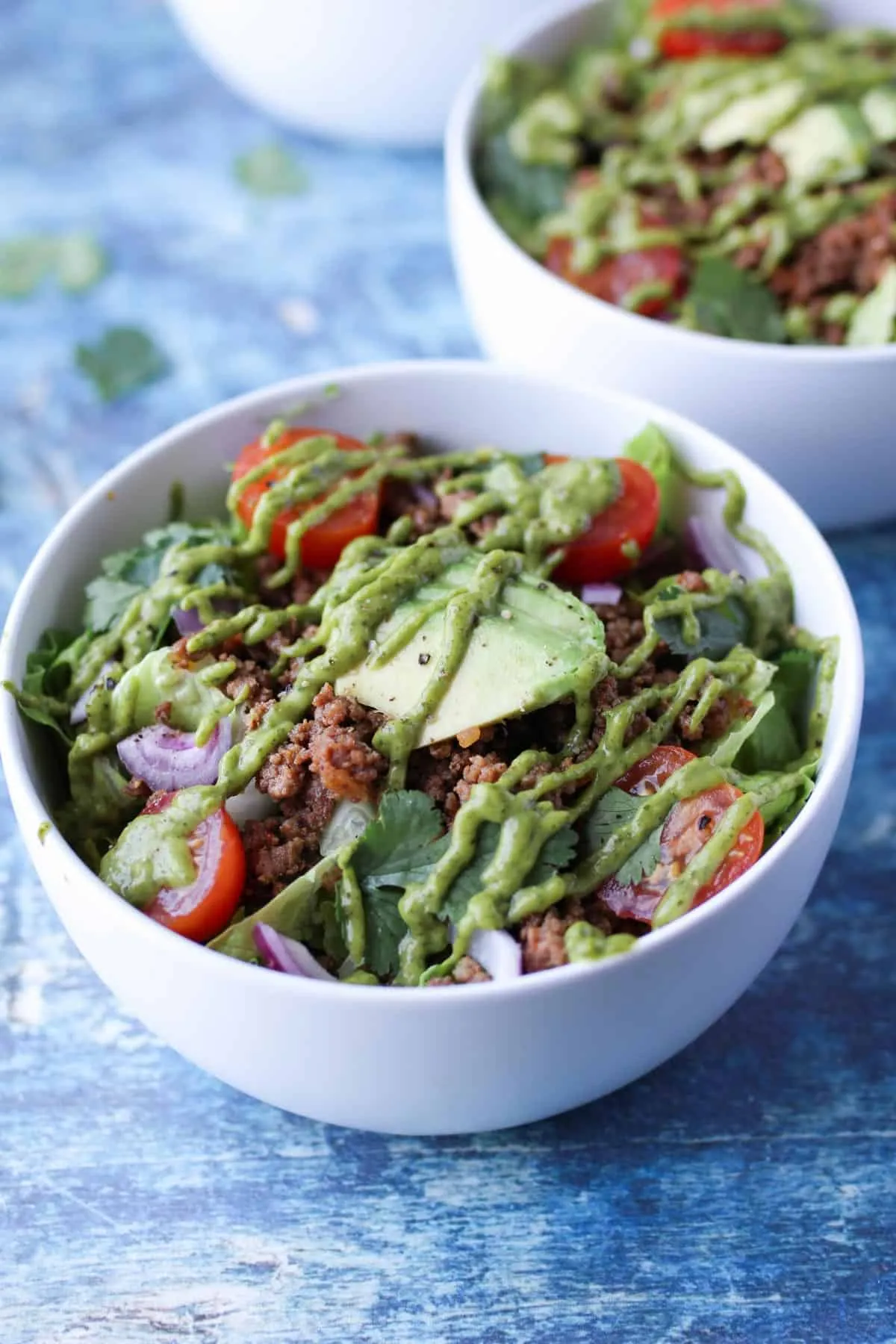 Taco Salad and Cilantro Lime Ranch