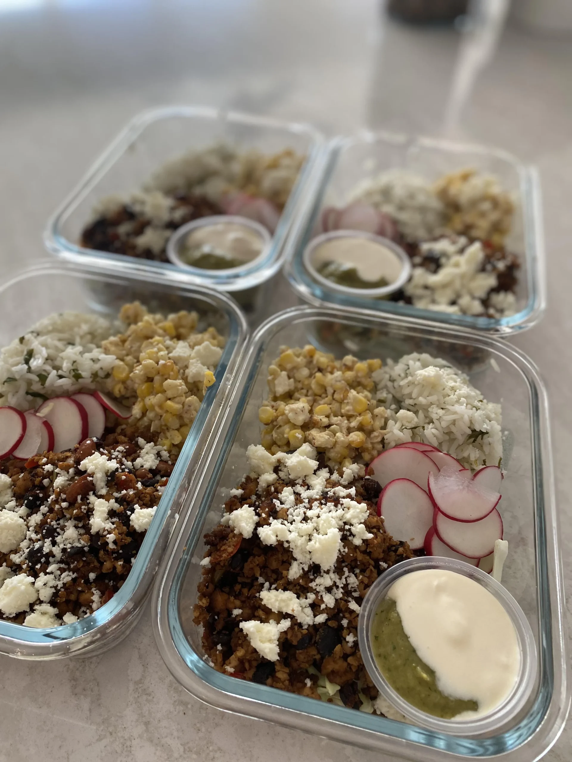 Taco Tofu Rice Bowls