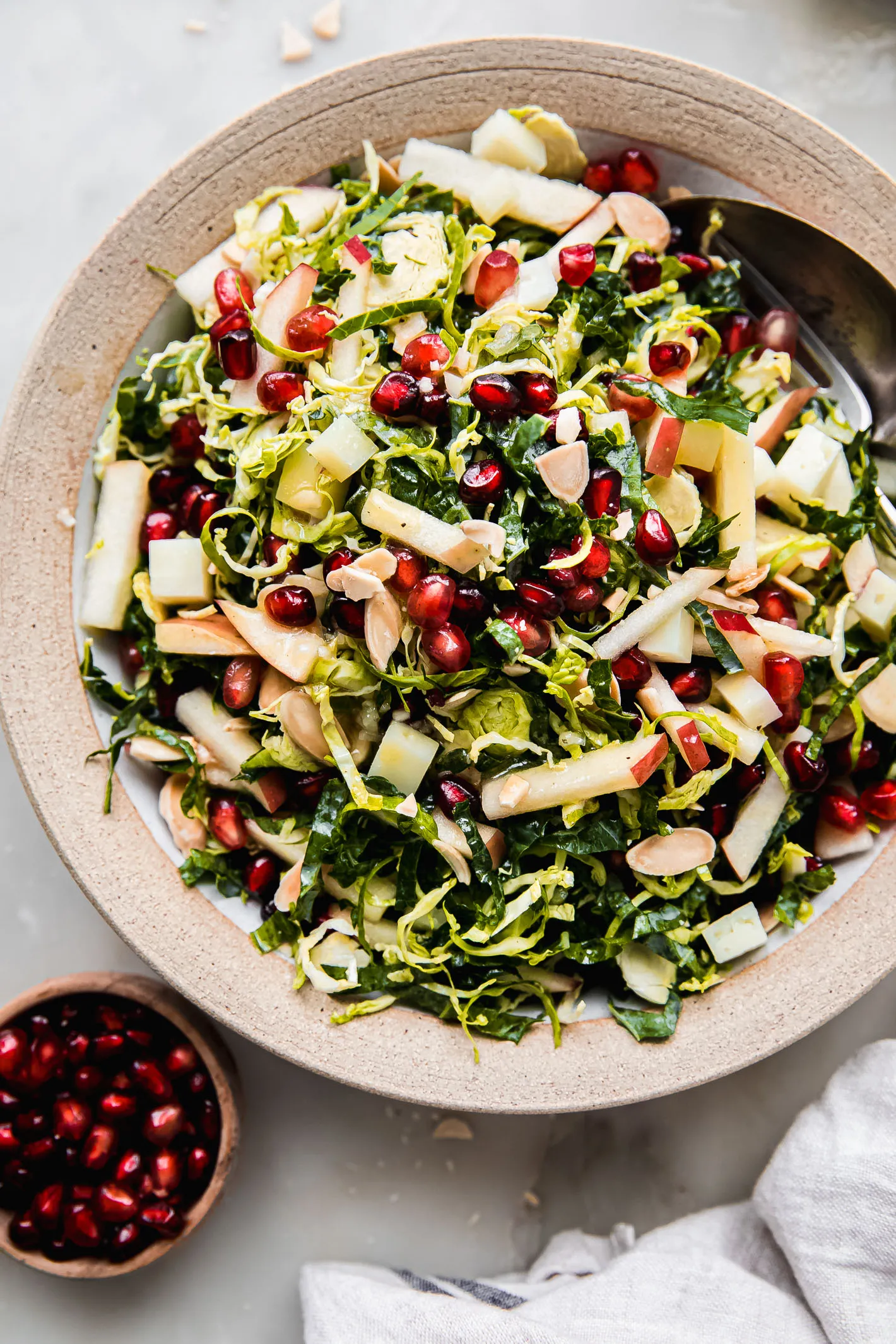 Tangy Brussels Sprout Apple Salad