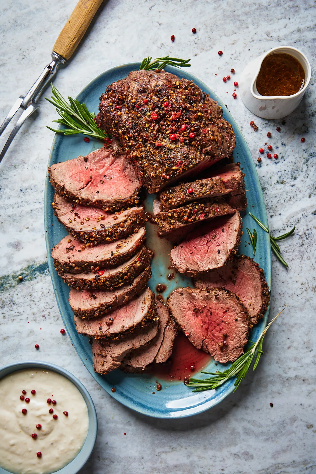 Tenderloin of Beef with Peppercorns
