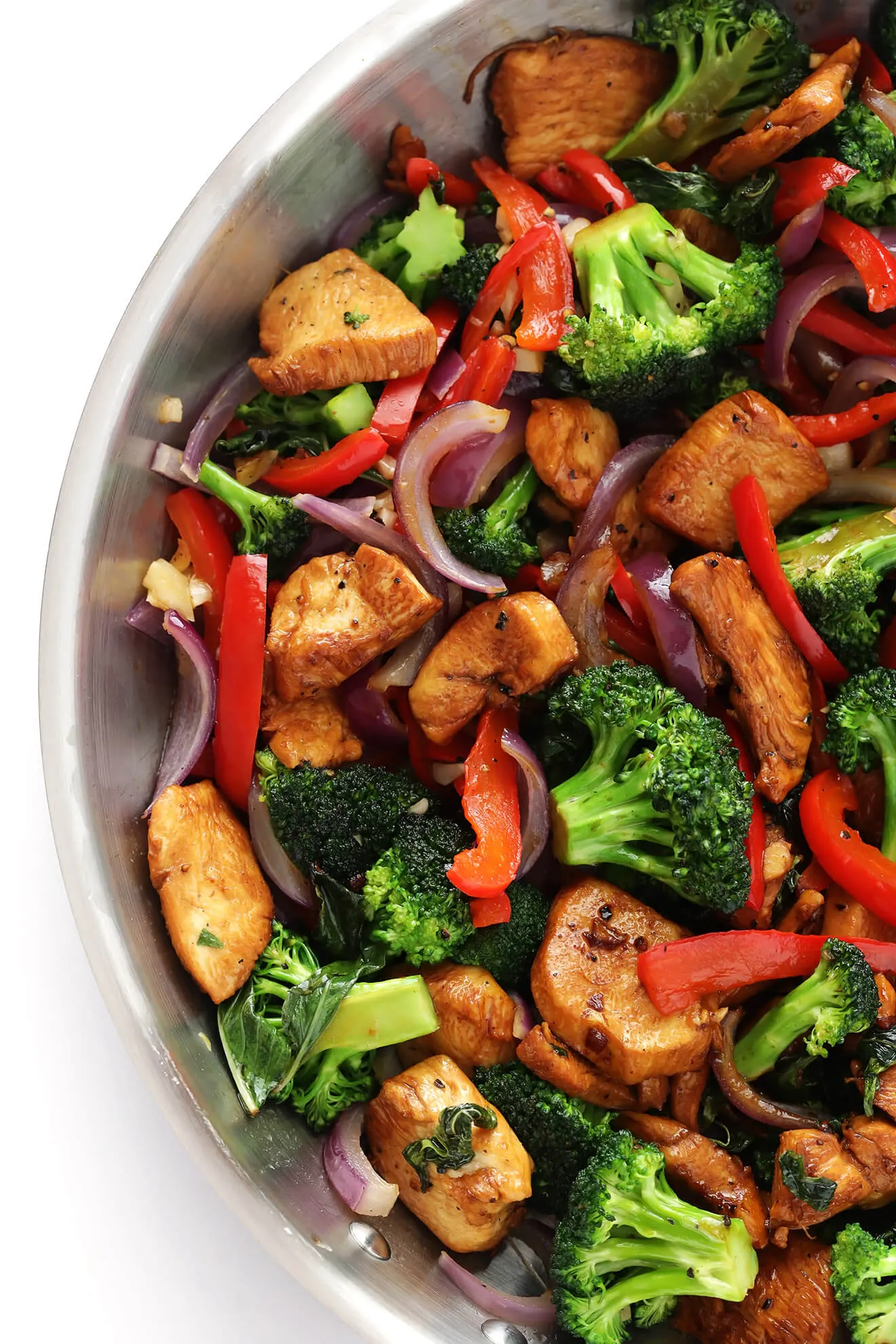 Thai Basil Chicken with Broccoli