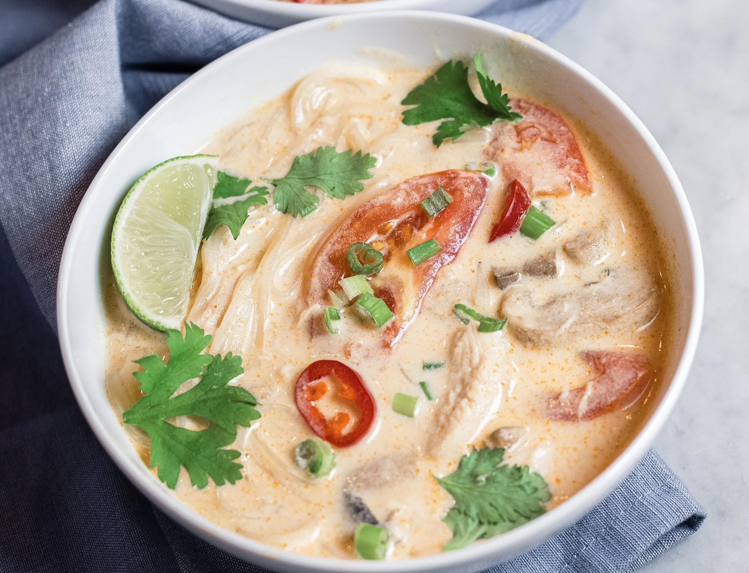 Thai Chicken and Coconut Milk Soup (Tom Ka Gai or Kai Tom Ga)