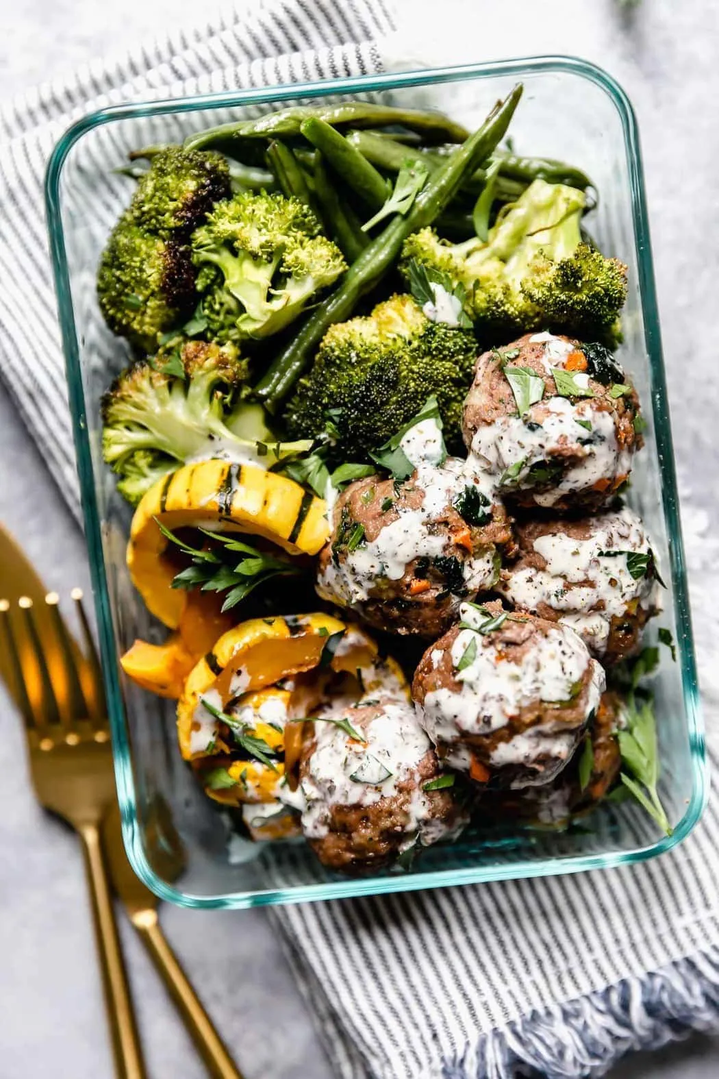 Thai Meatball Meal Prep Bowls