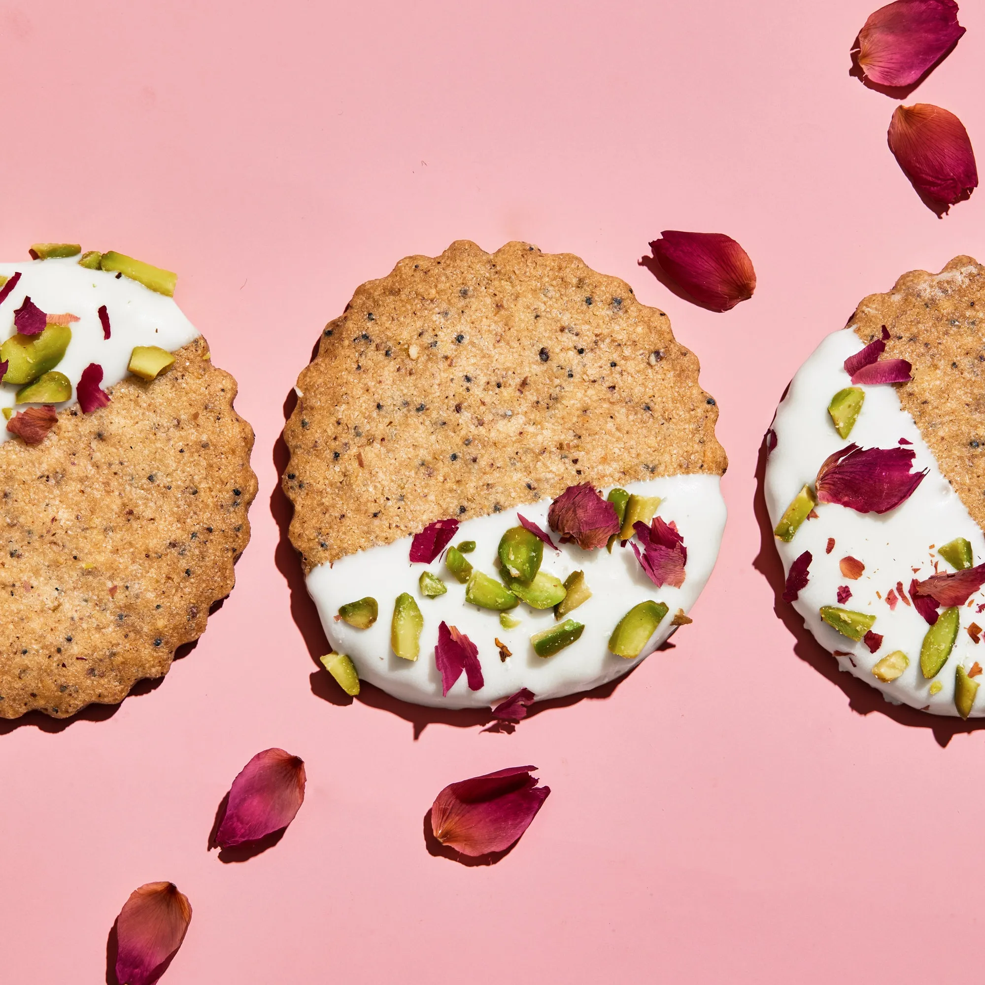 Thandai Shortbread Cookies with Ghee