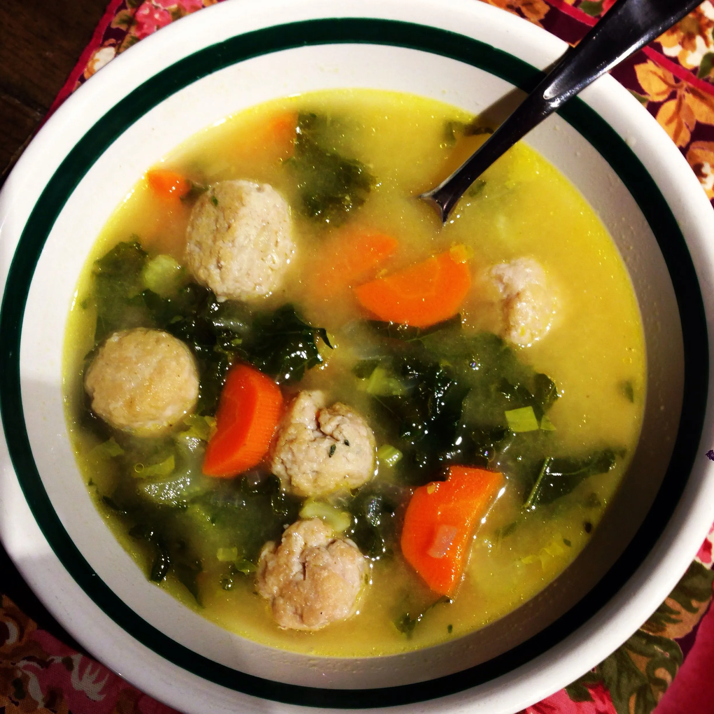 Thyme for Meatball Soup