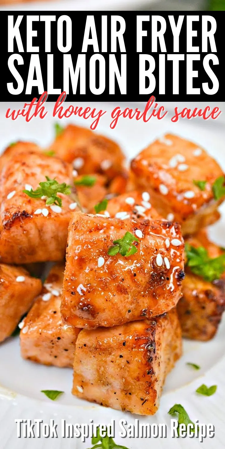 TikTok Air Fryer Salmon Bites