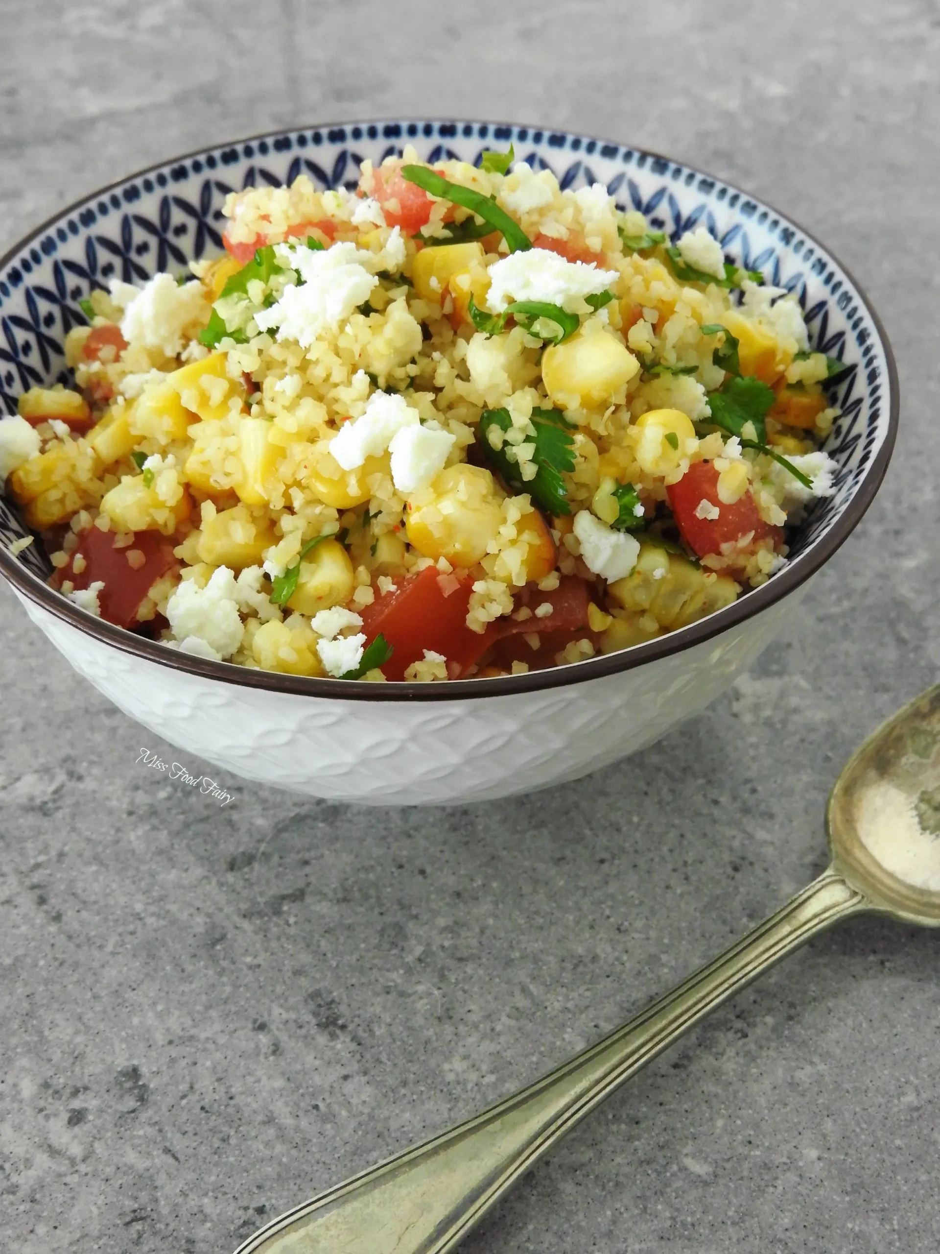 Toasted Bulgur Salad with Corn and Tomatoes